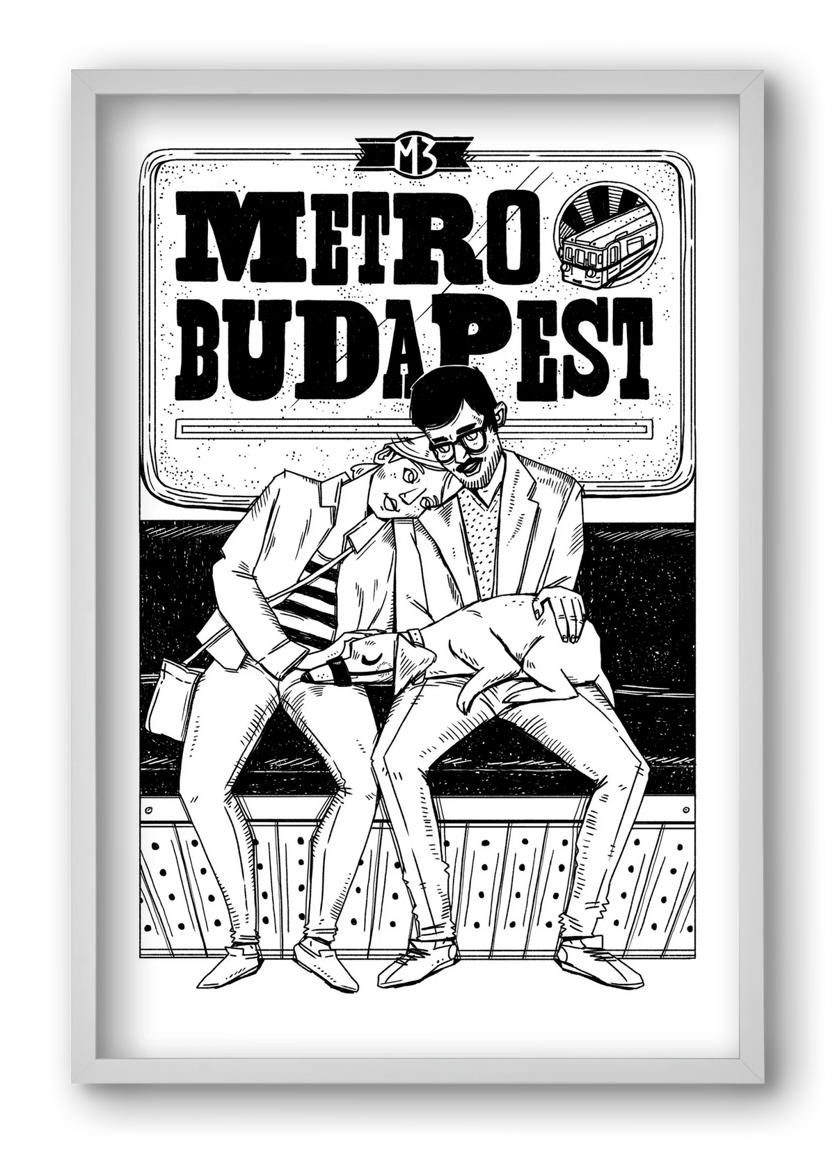 M3 metro kutyával - artbridge