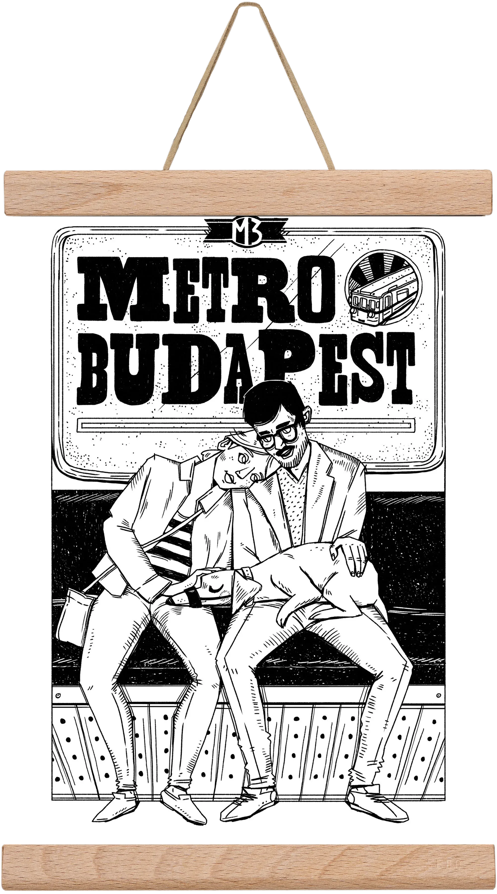 M3 metro kutyával - artbridge
