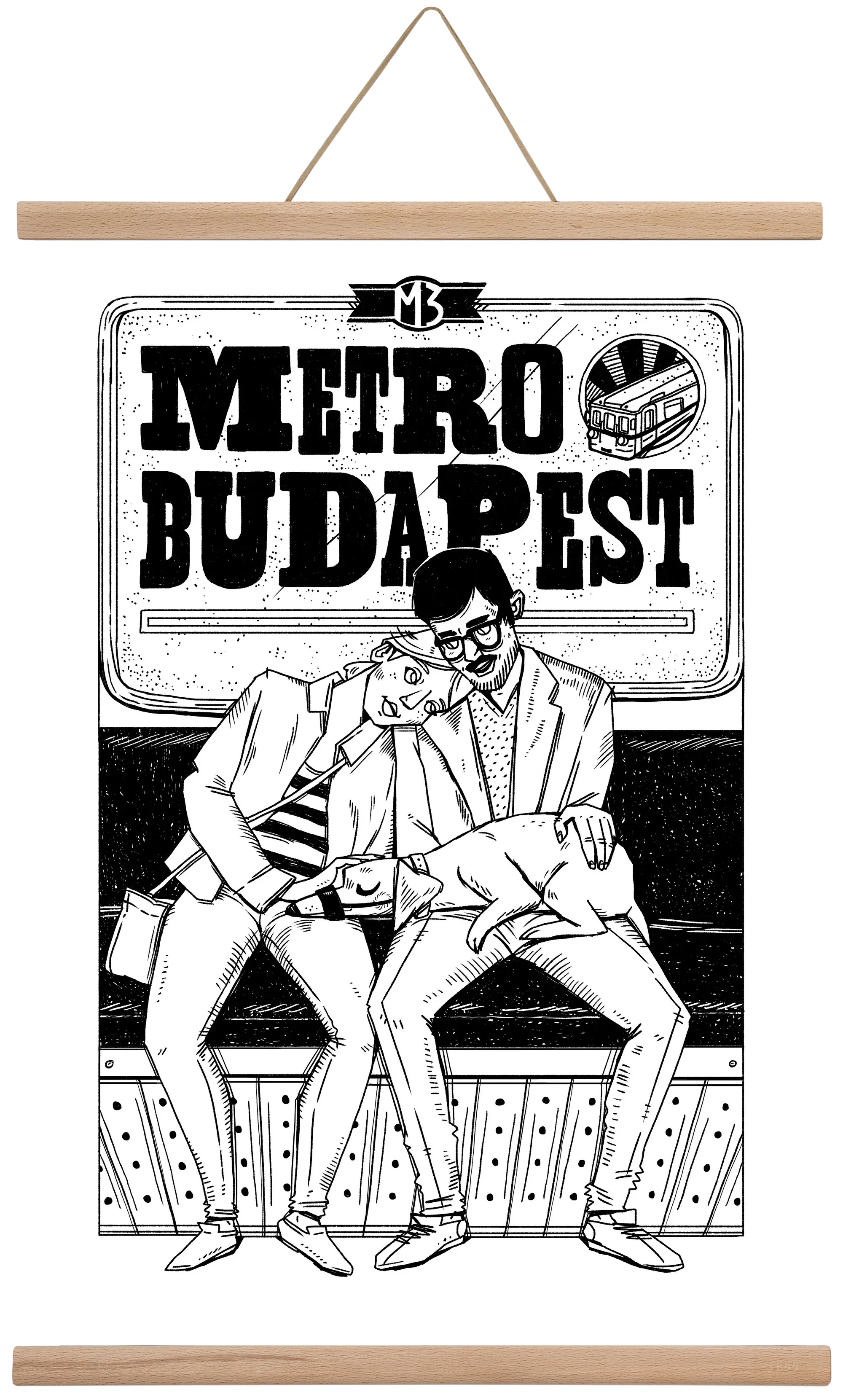 M3 metro kutyával - artbridge