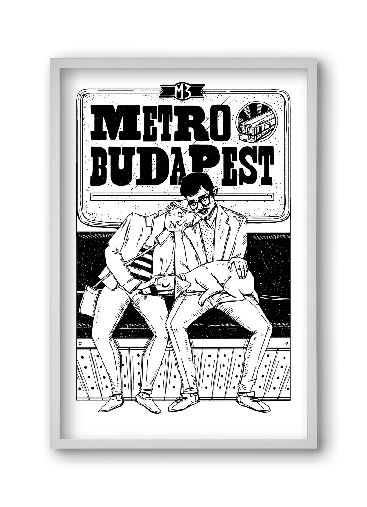 M3 metro kutyával - artbridge