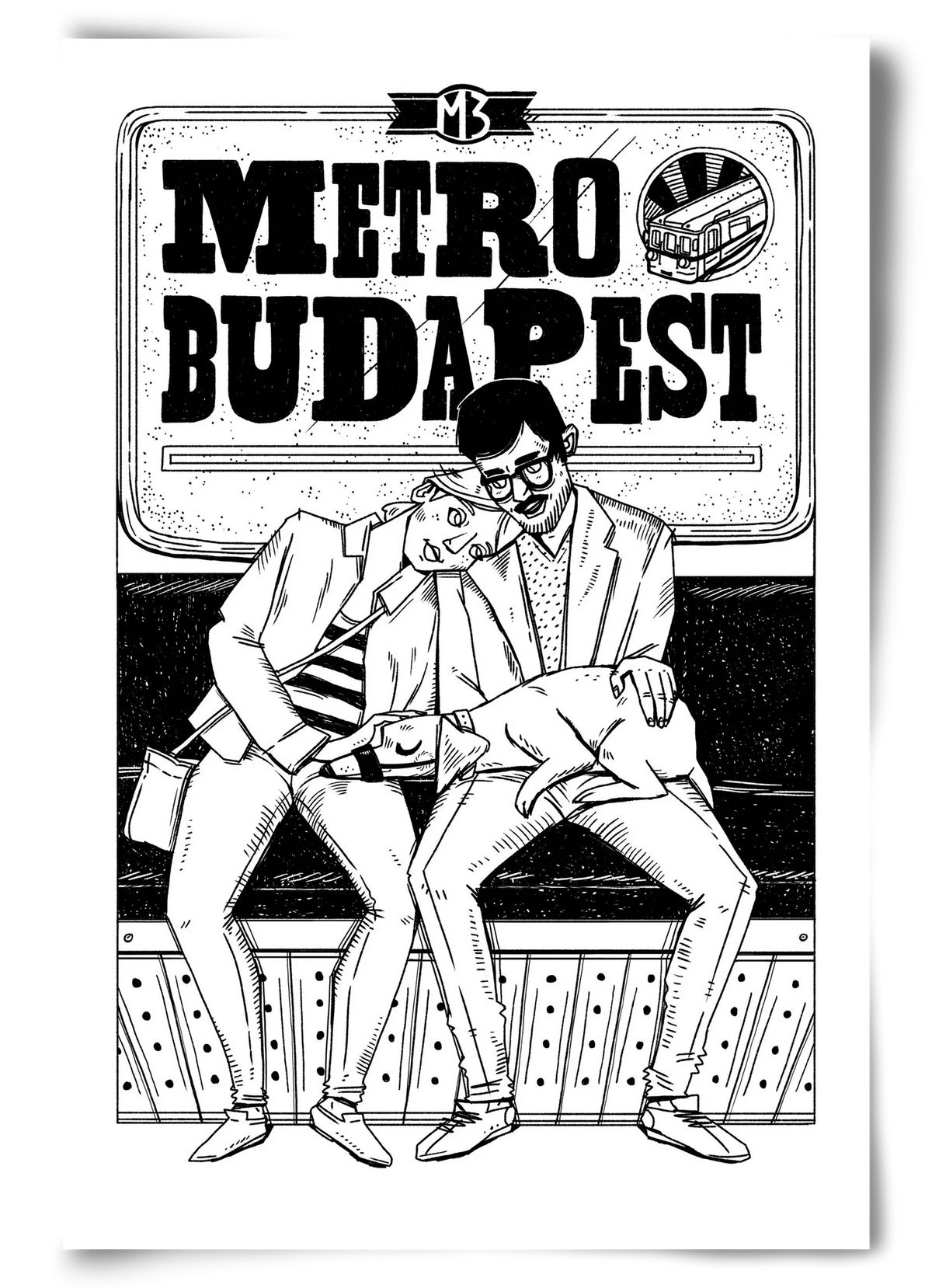 M3 metro kutyával - artbridge