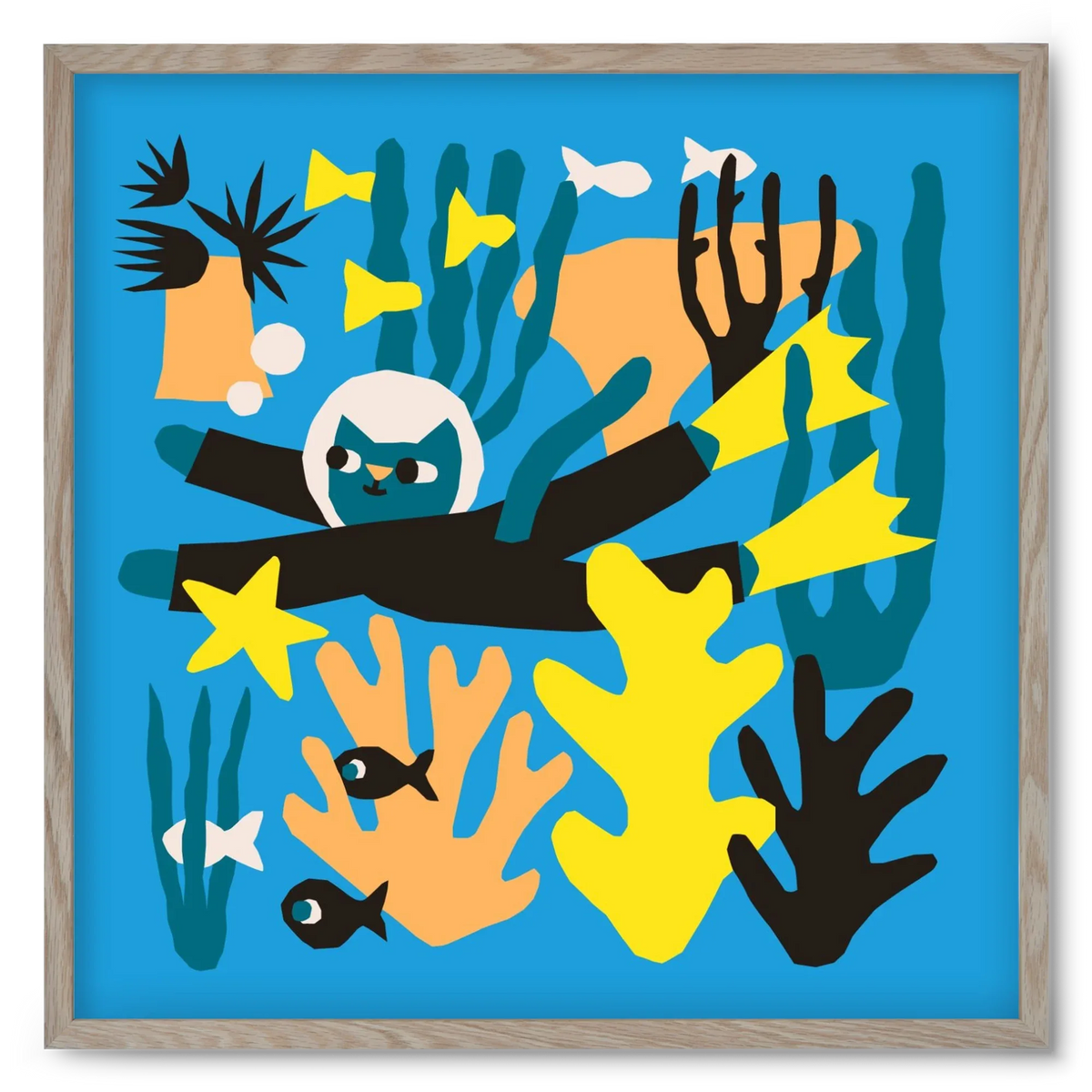 Diving Cat - artbridge