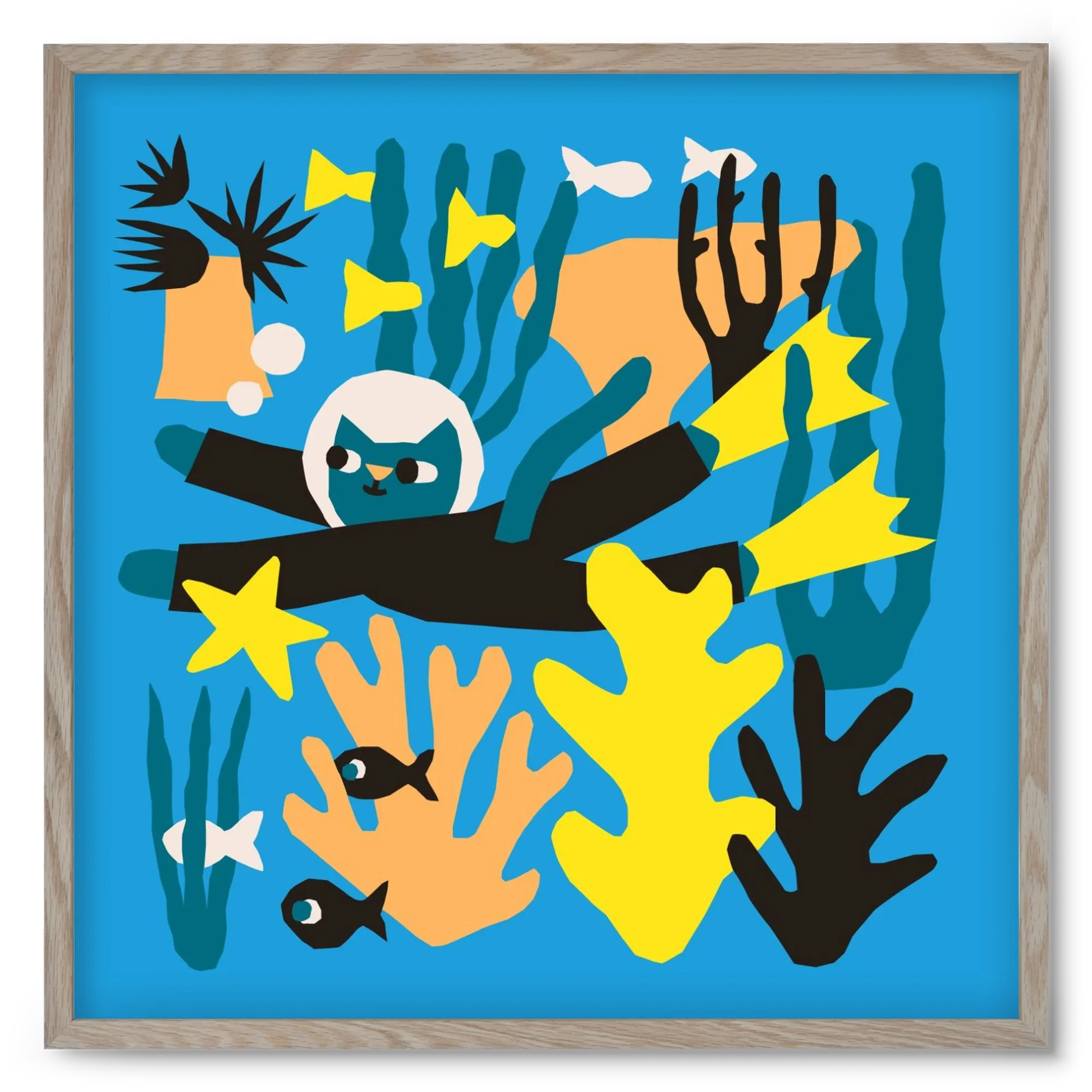 Diving Cat - artbridge