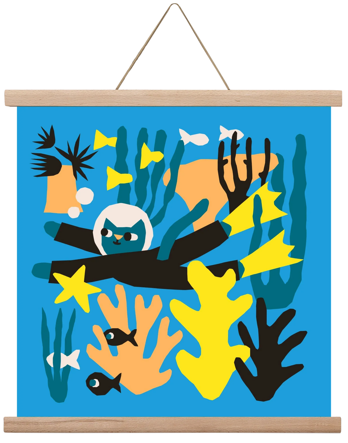 Diving Cat - artbridge