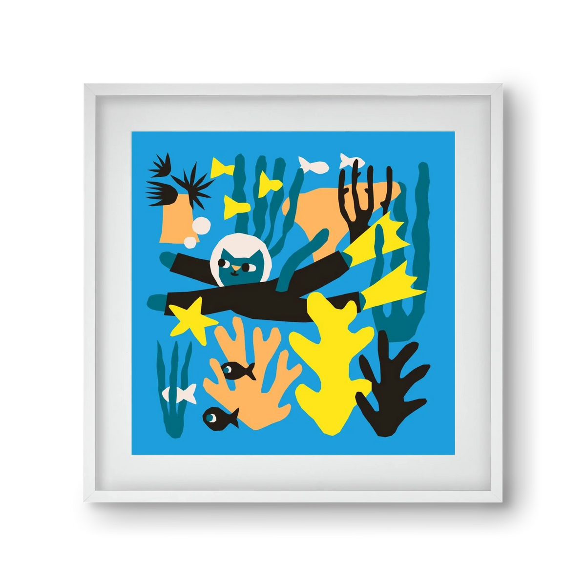 Diving Cat - artbridge