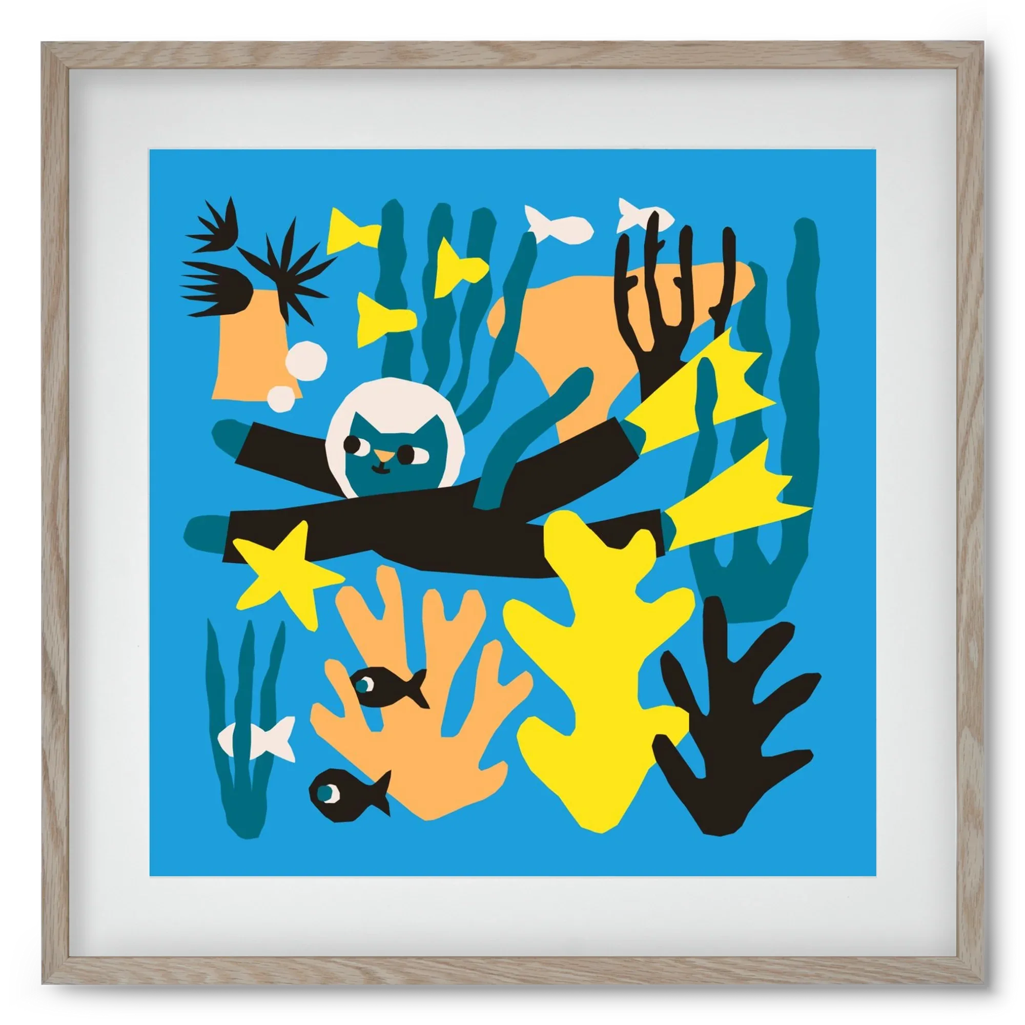 Diving Cat - artbridge