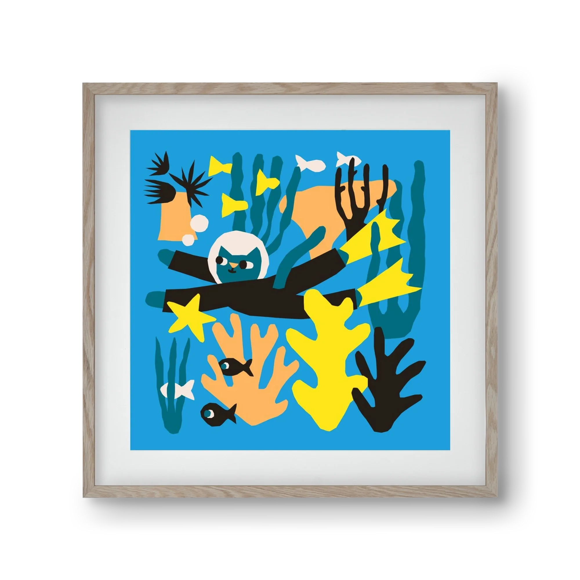 Diving Cat - artbridge