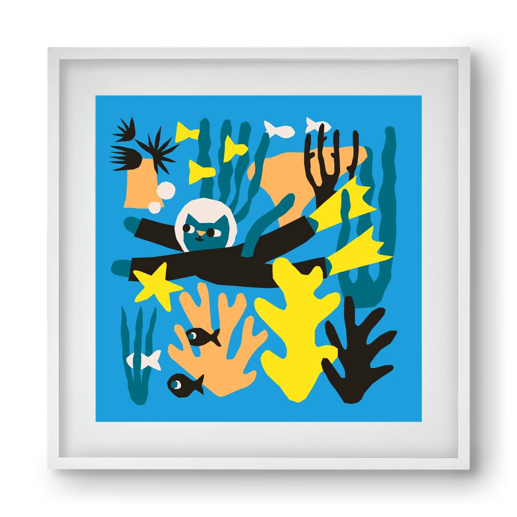 Diving Cat - artbridge