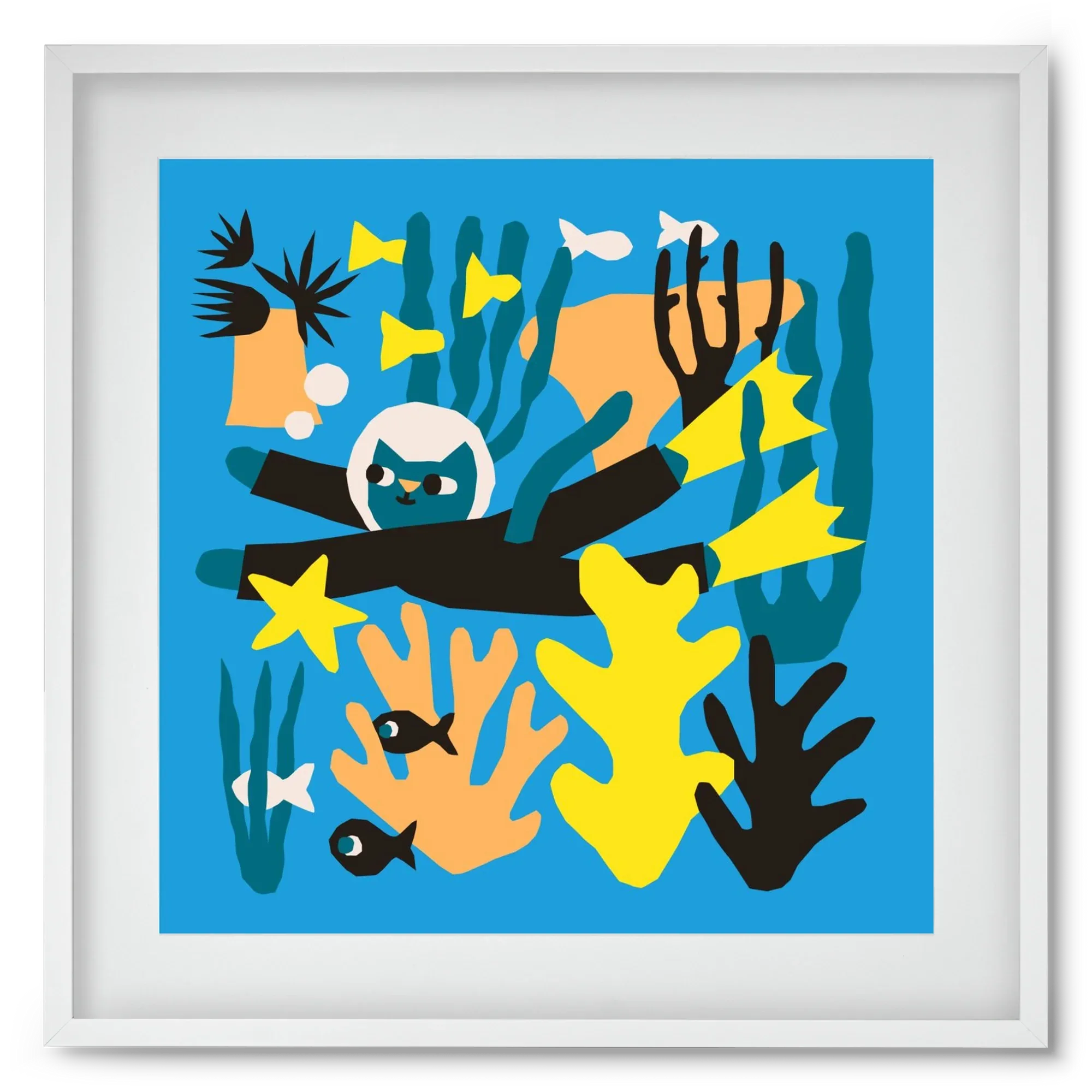 Diving Cat - artbridge