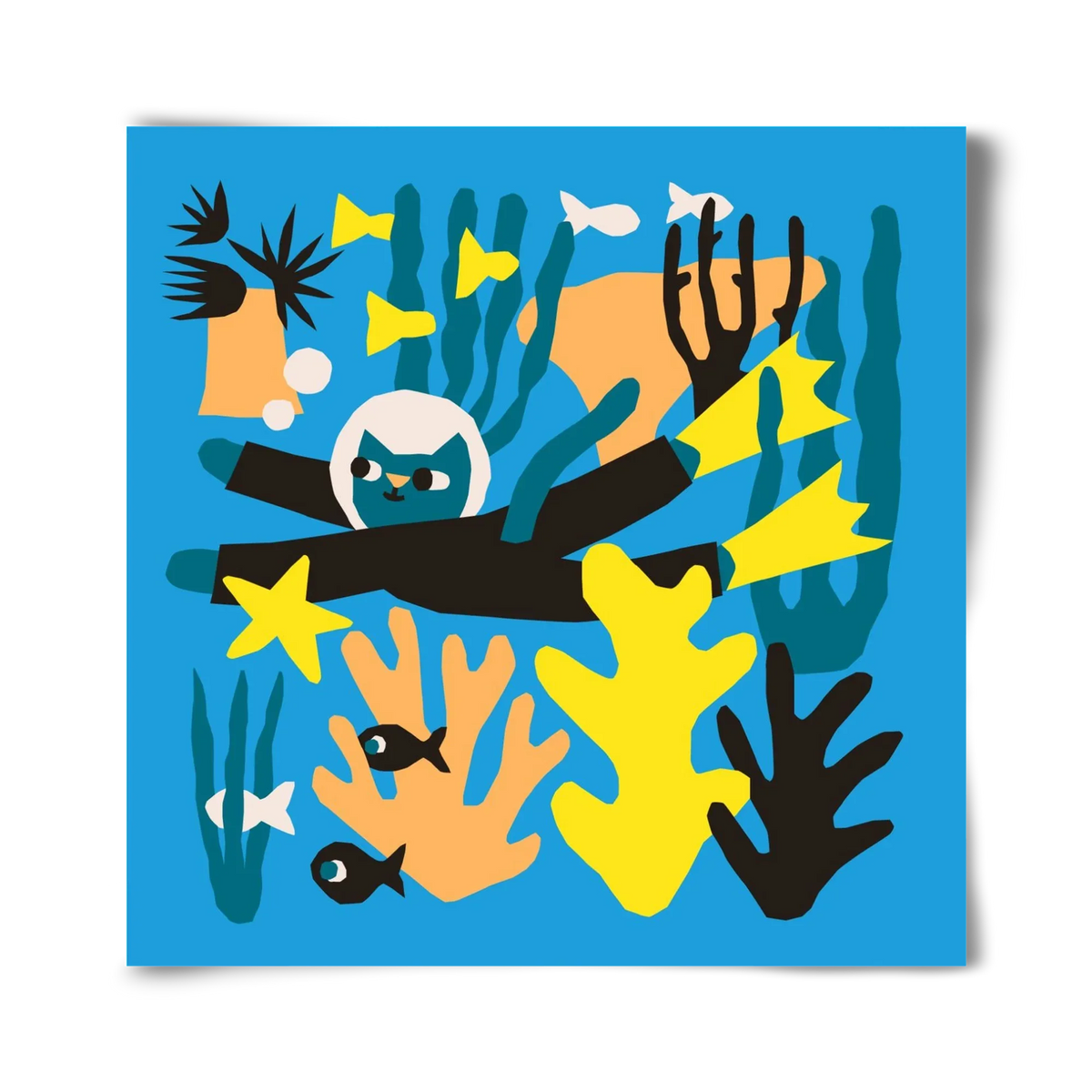 Diving Cat - artbridge