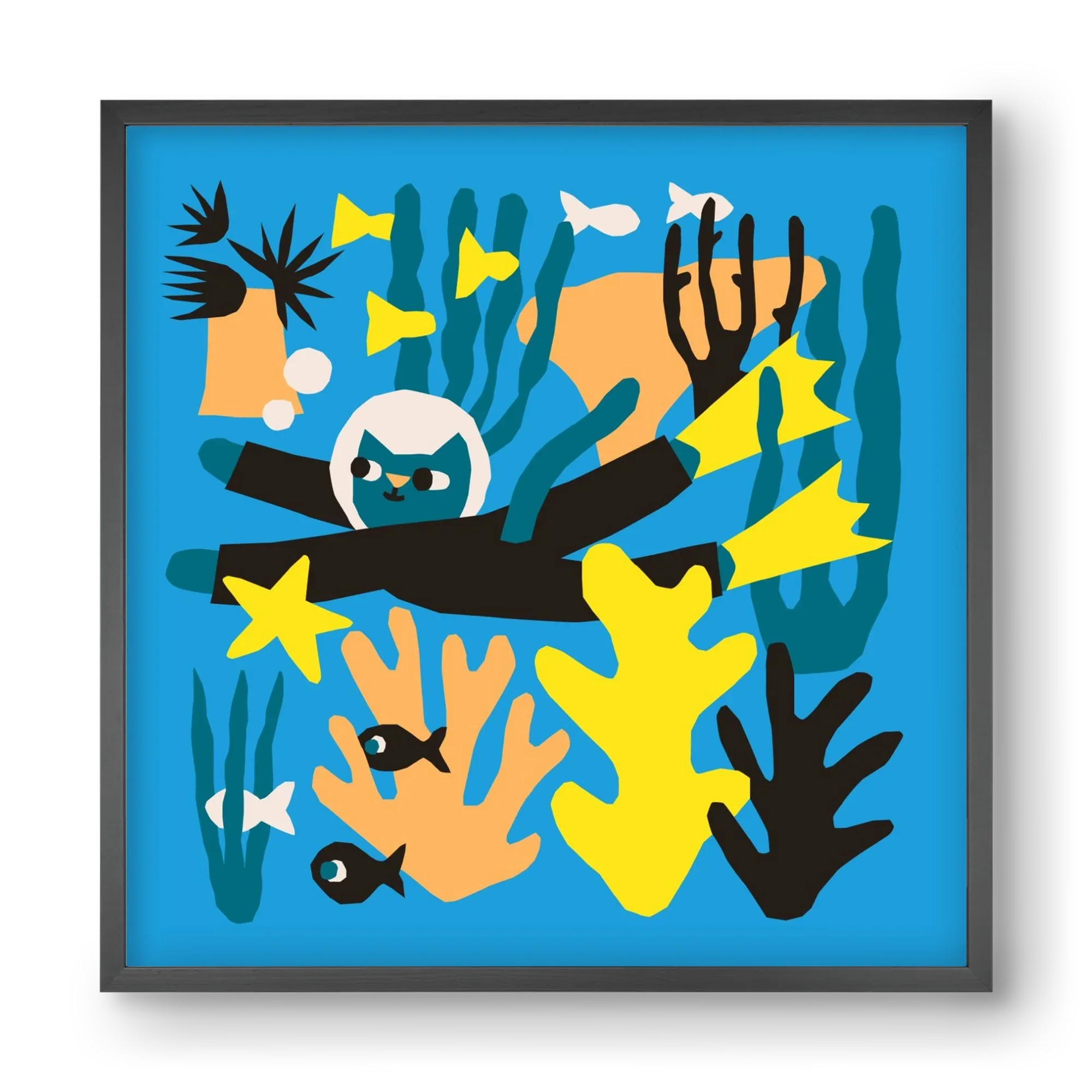 Diving Cat - artbridge