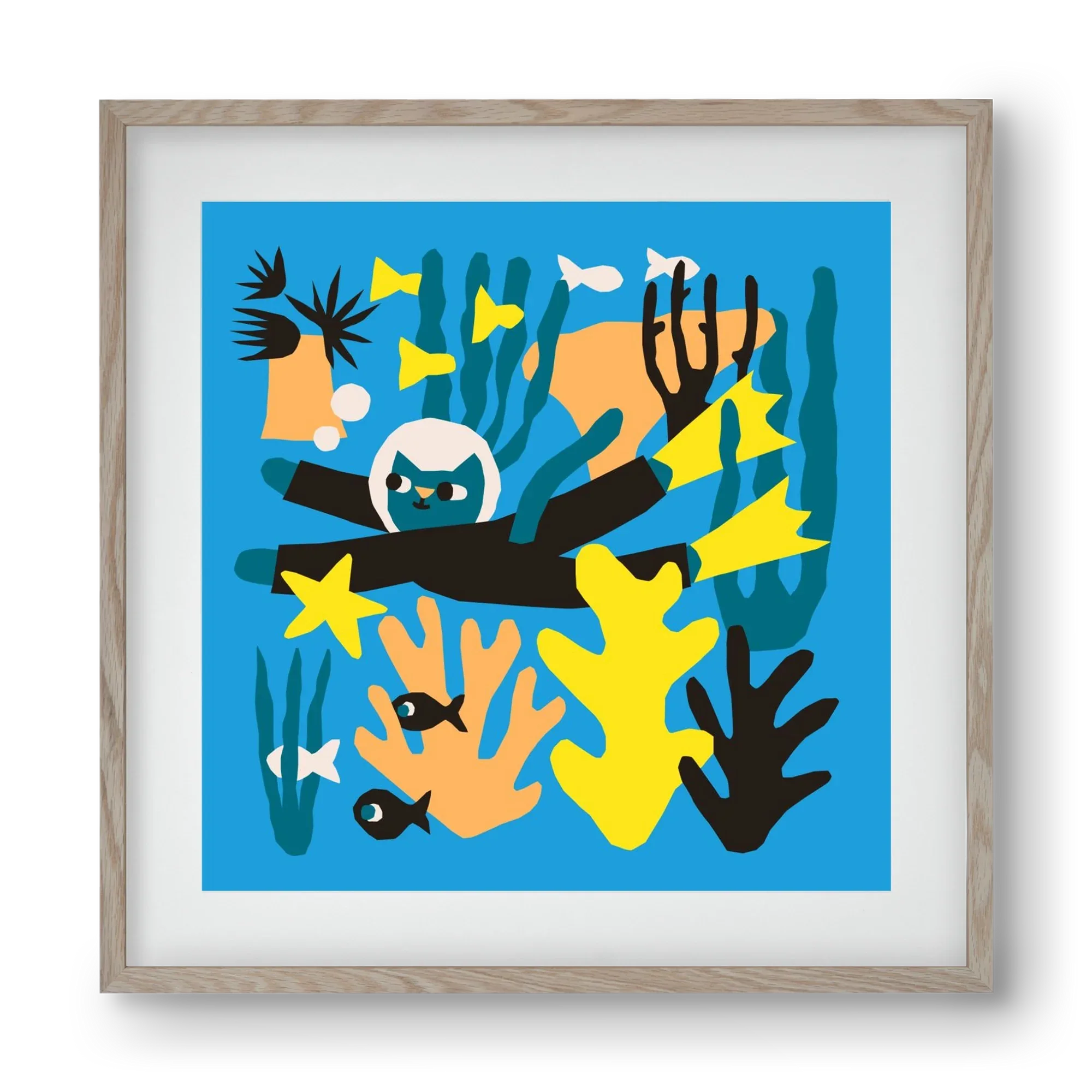 Diving Cat - artbridge
