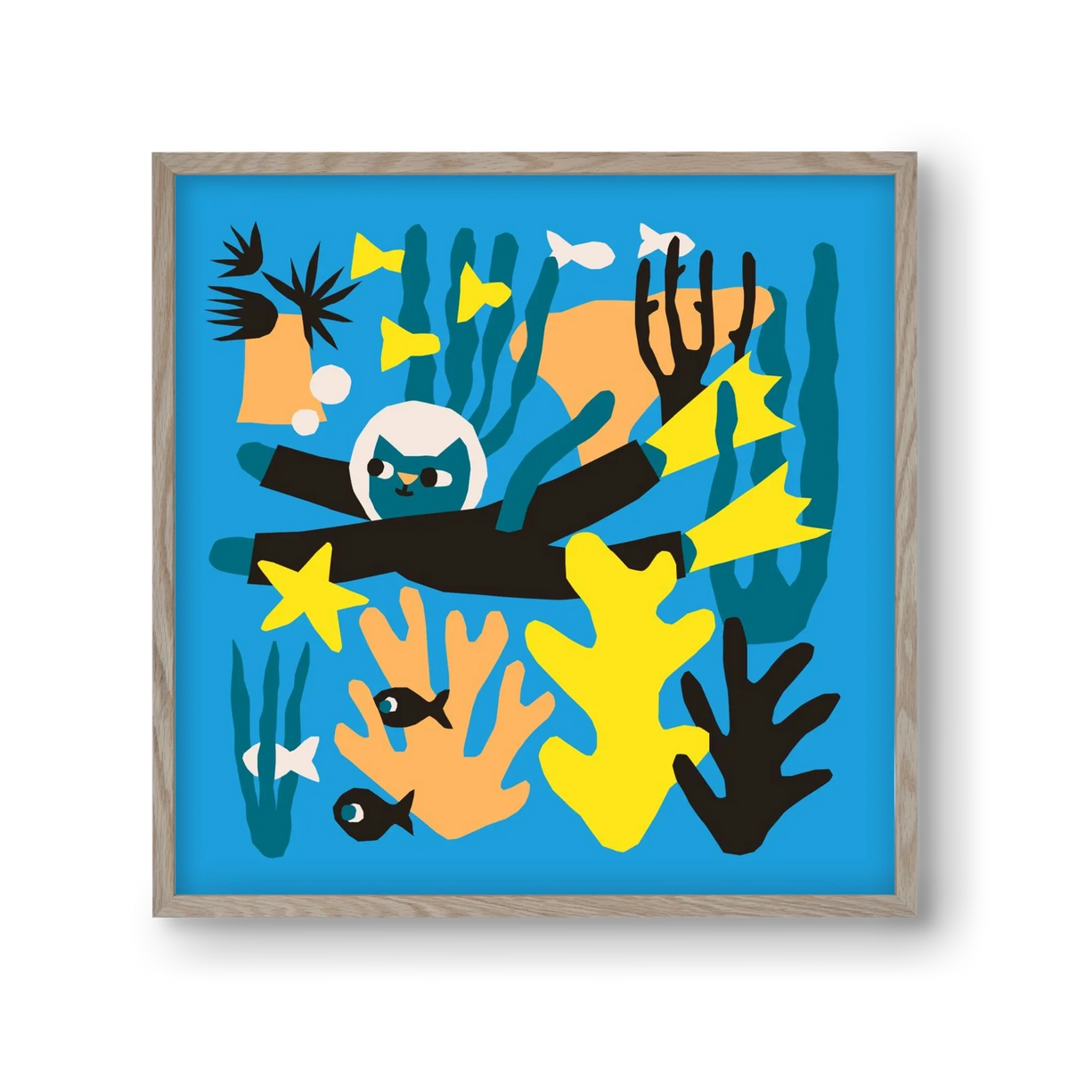 Diving Cat - artbridge