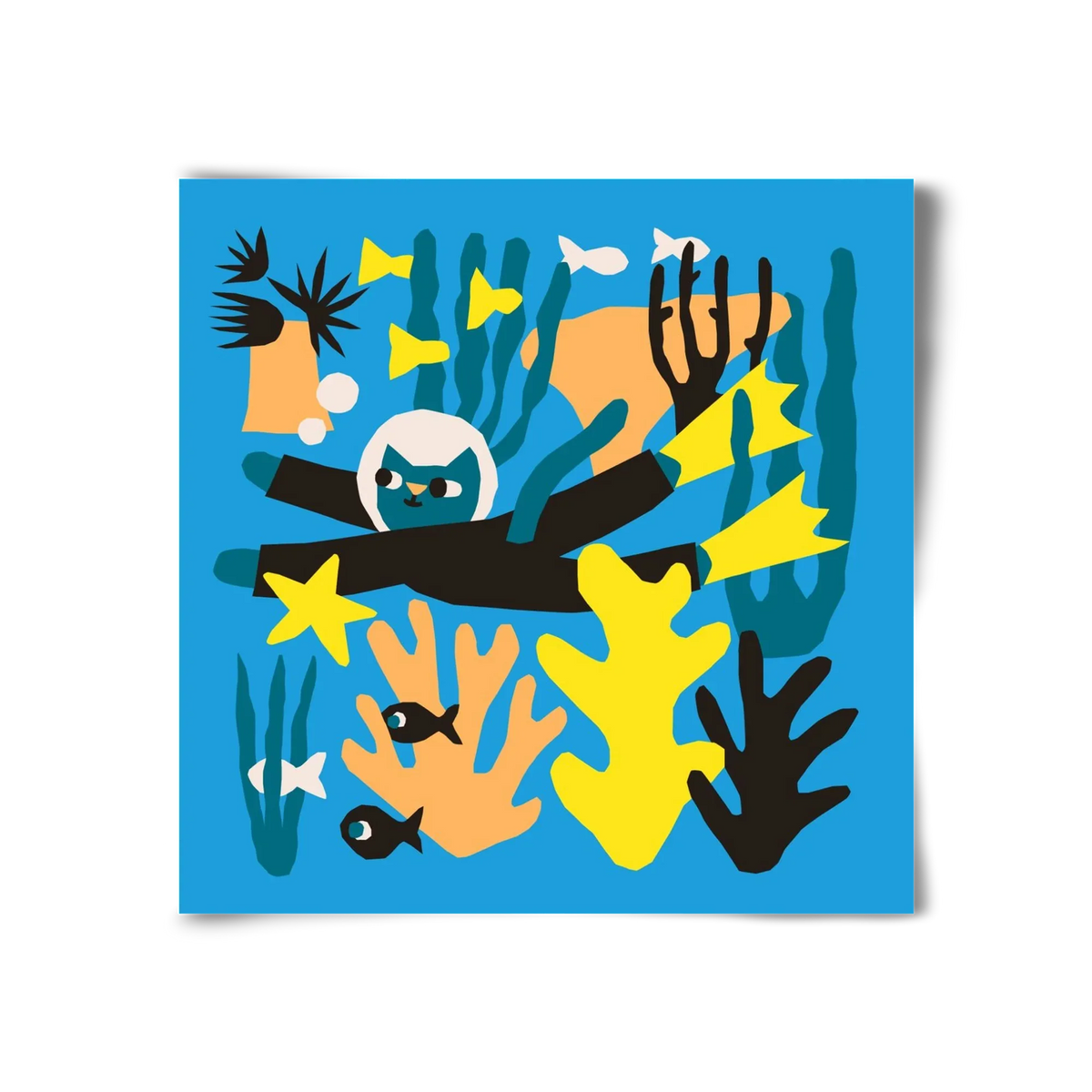 Diving Cat - artbridge