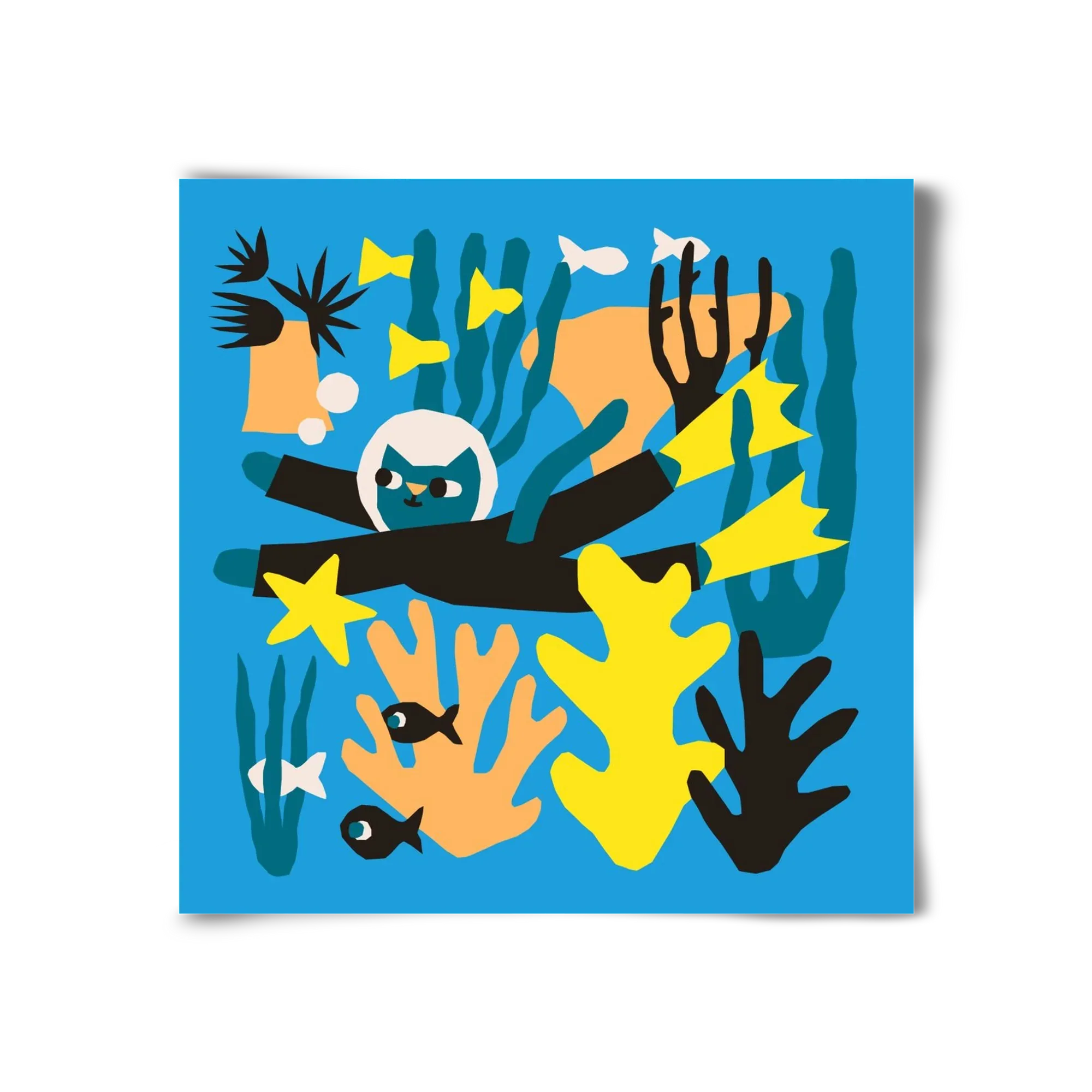 Diving Cat - artbridge