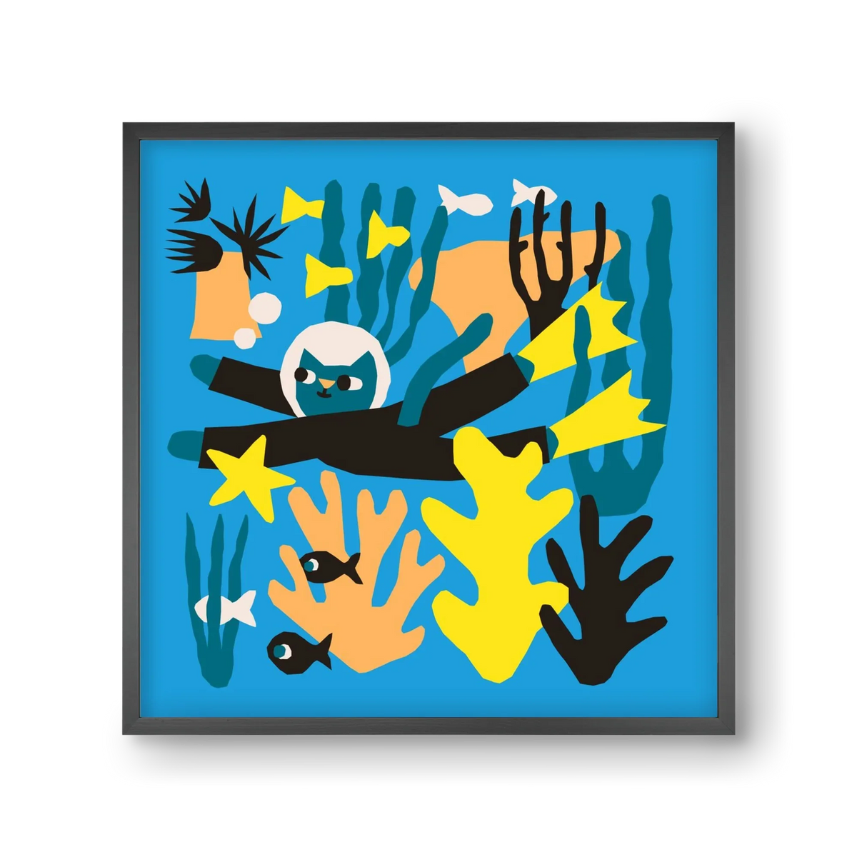 Diving Cat - artbridge