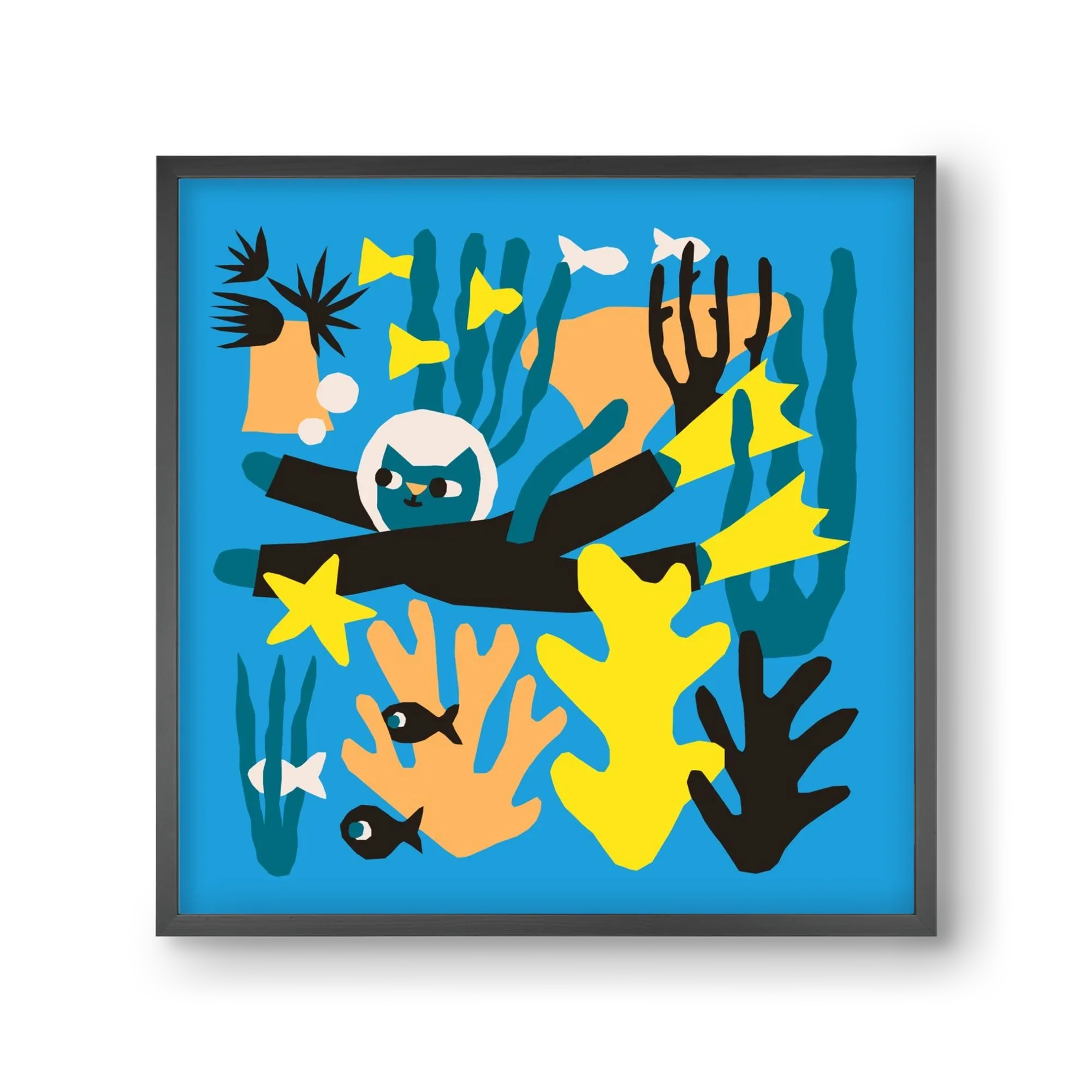 Diving Cat - artbridge