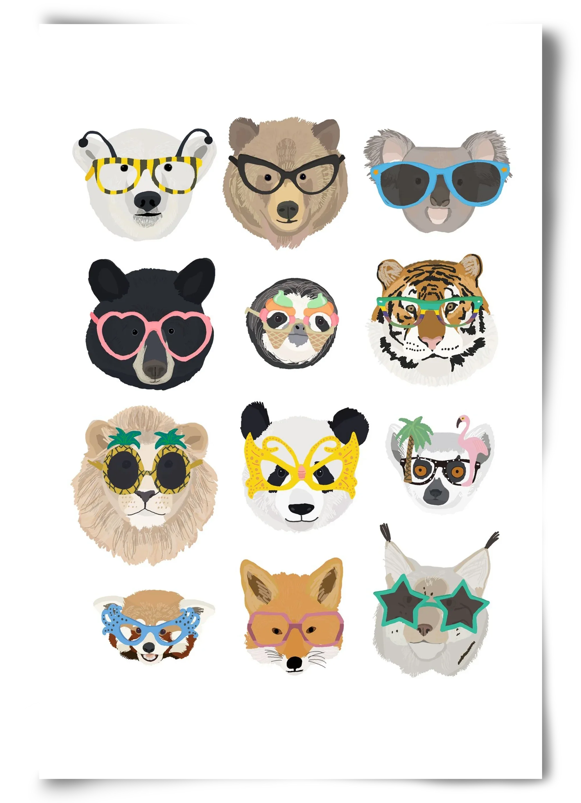 Big Cats in Glasses - artbridge