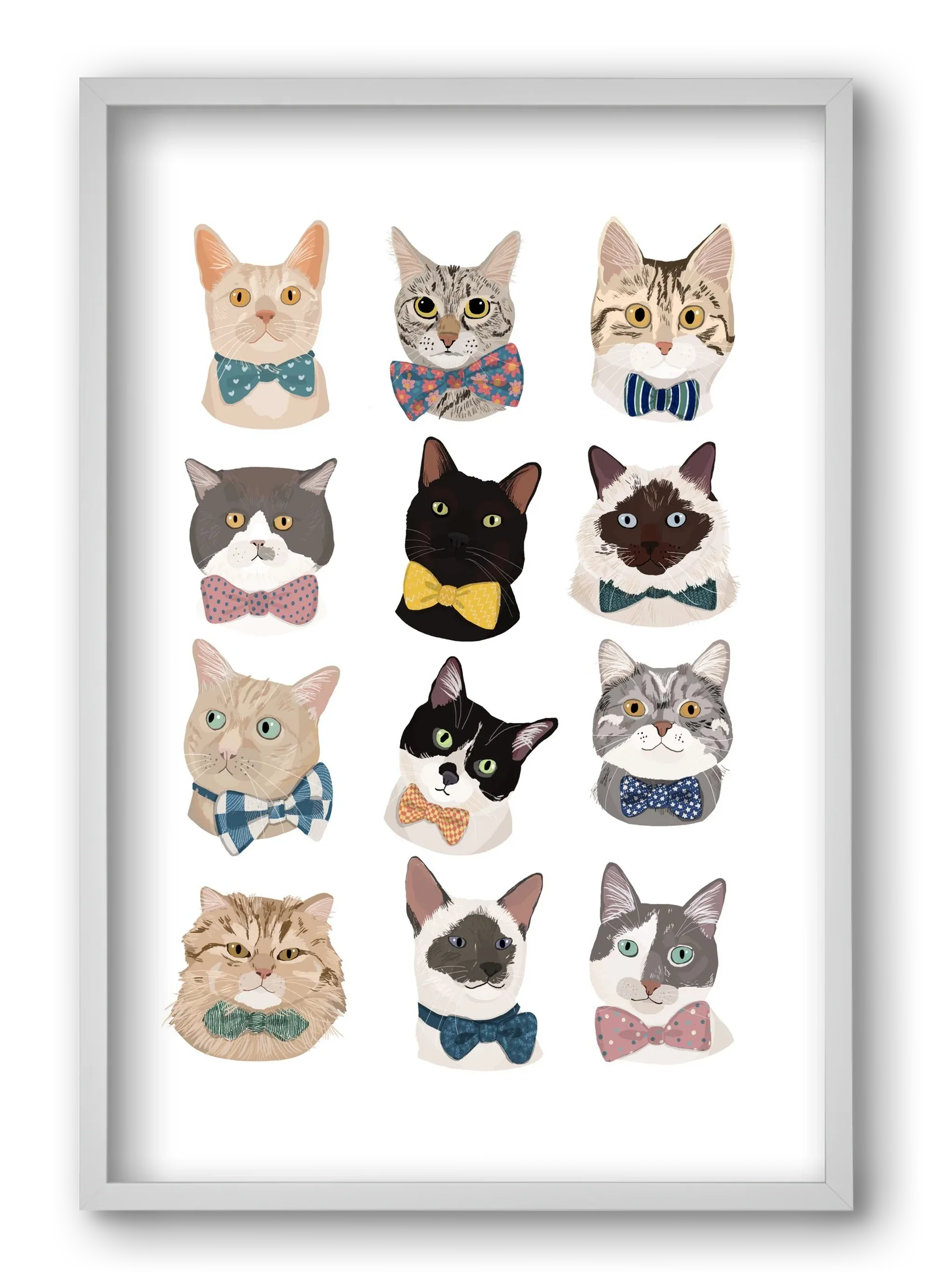 Cats in Bowtie - artbridge
