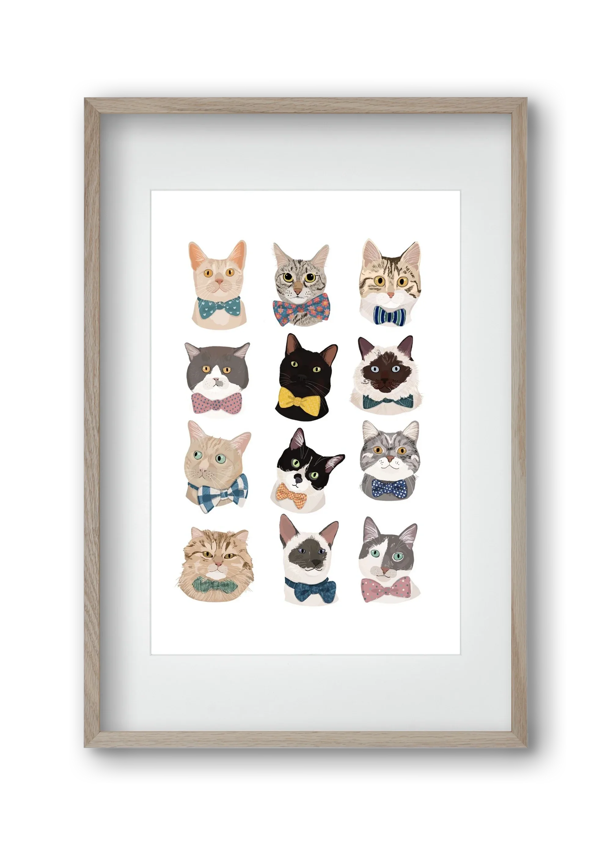 Cats in Bowtie - artbridge
