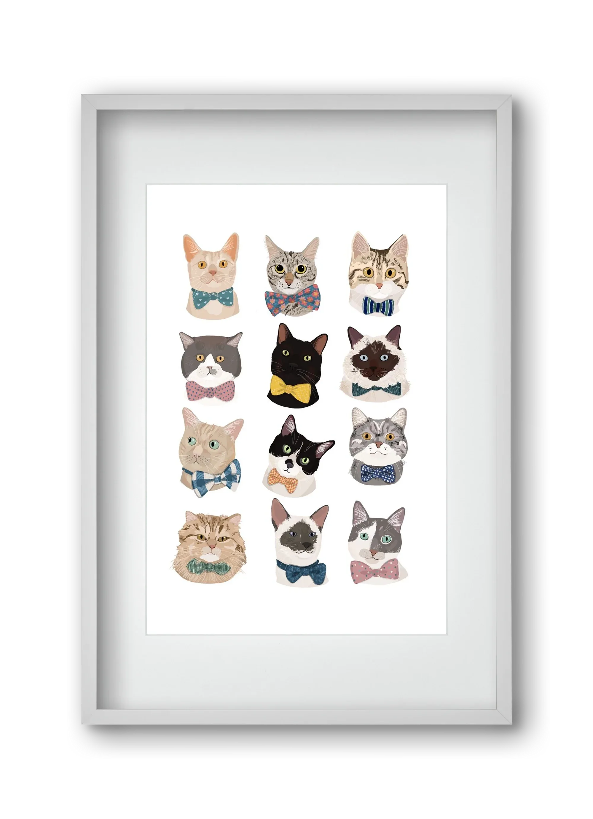 Cats in Bowtie - artbridge