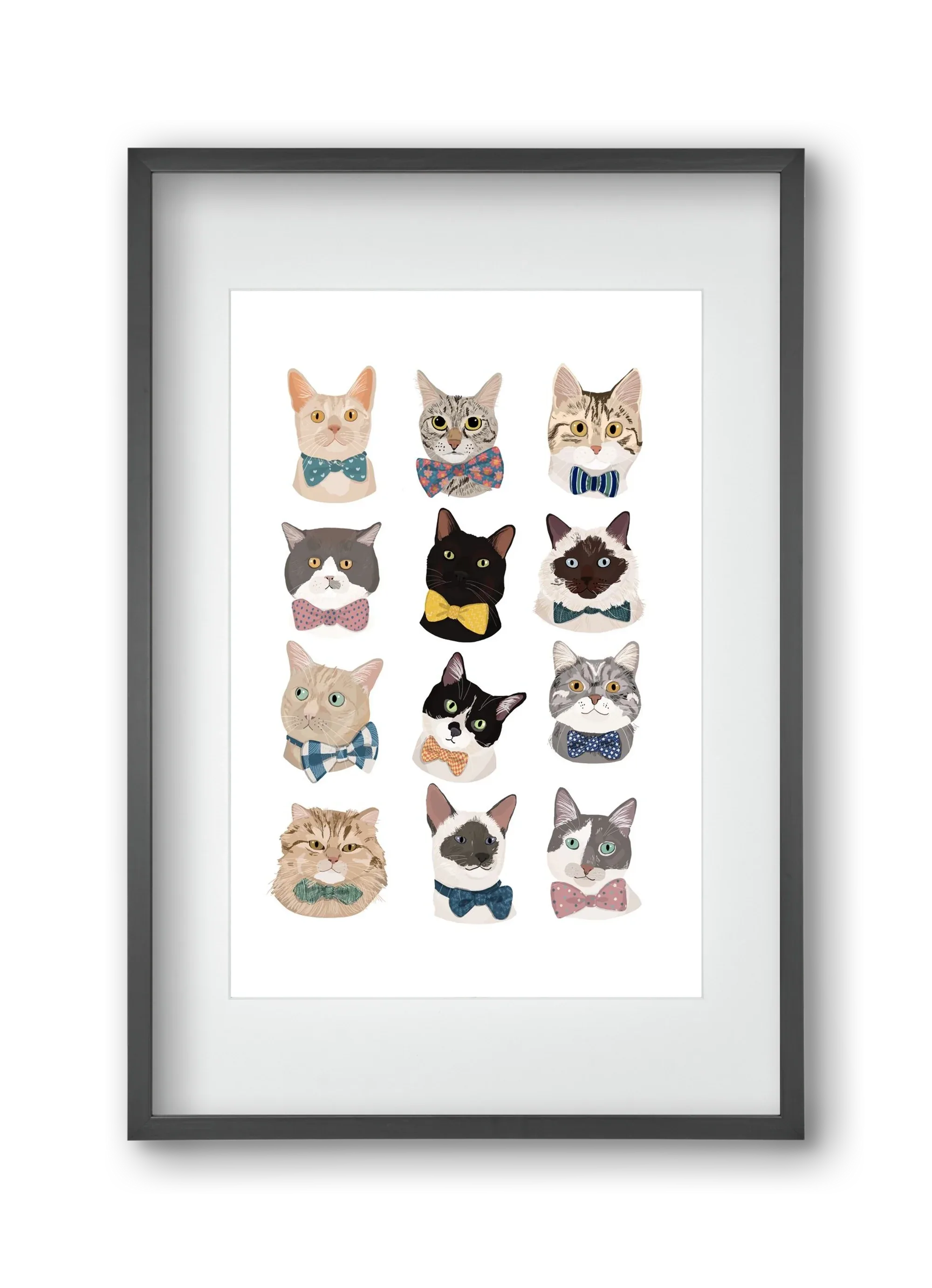 Cats in Bowtie - artbridge