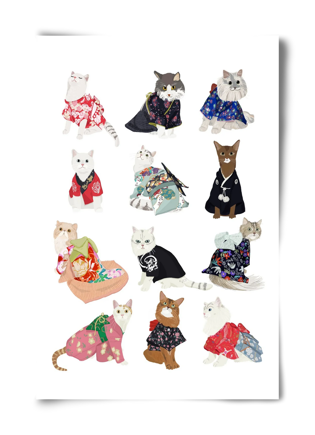 Cats in Kimono - artbridge