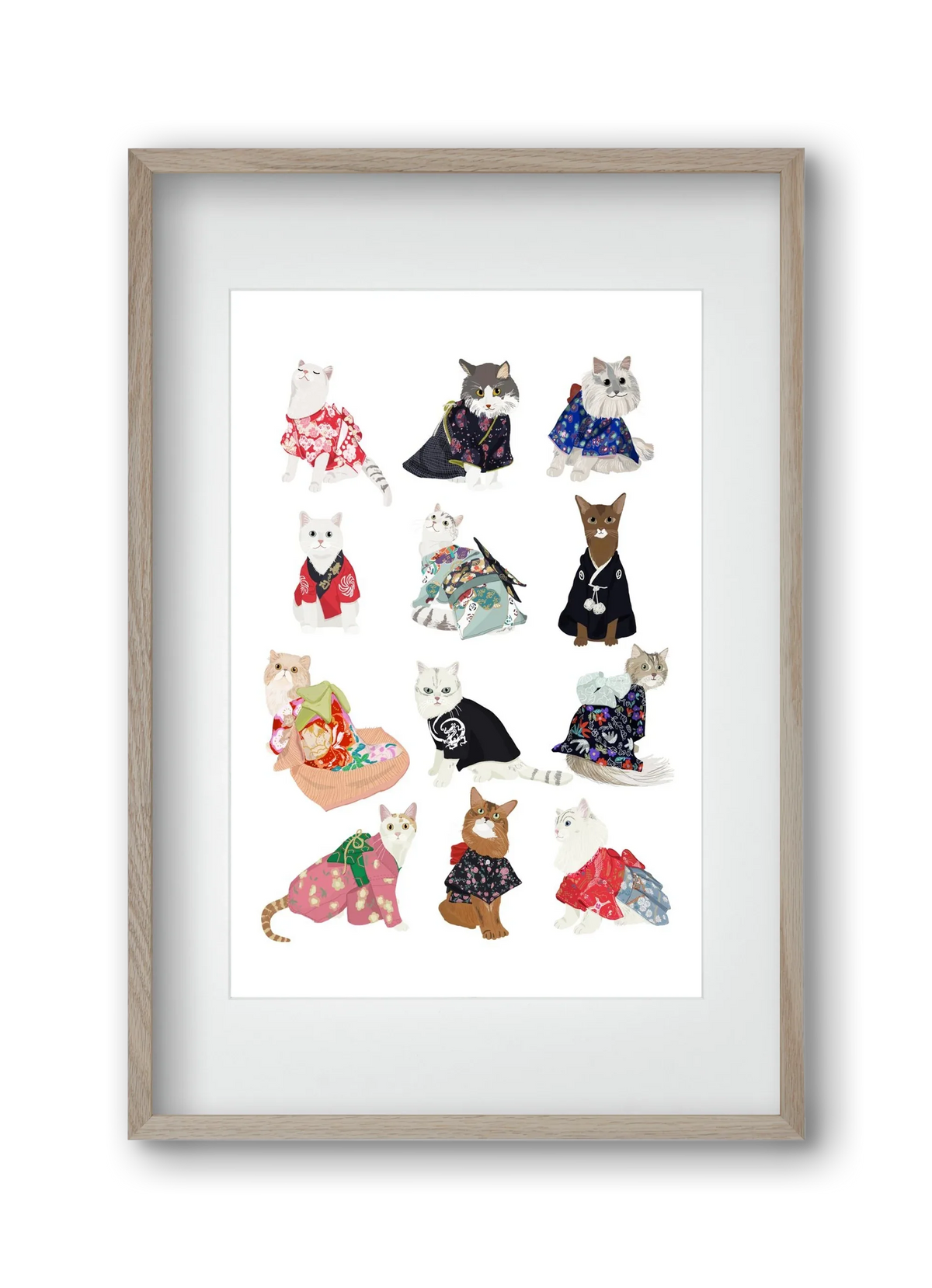 Cats in Kimono - artbridge
