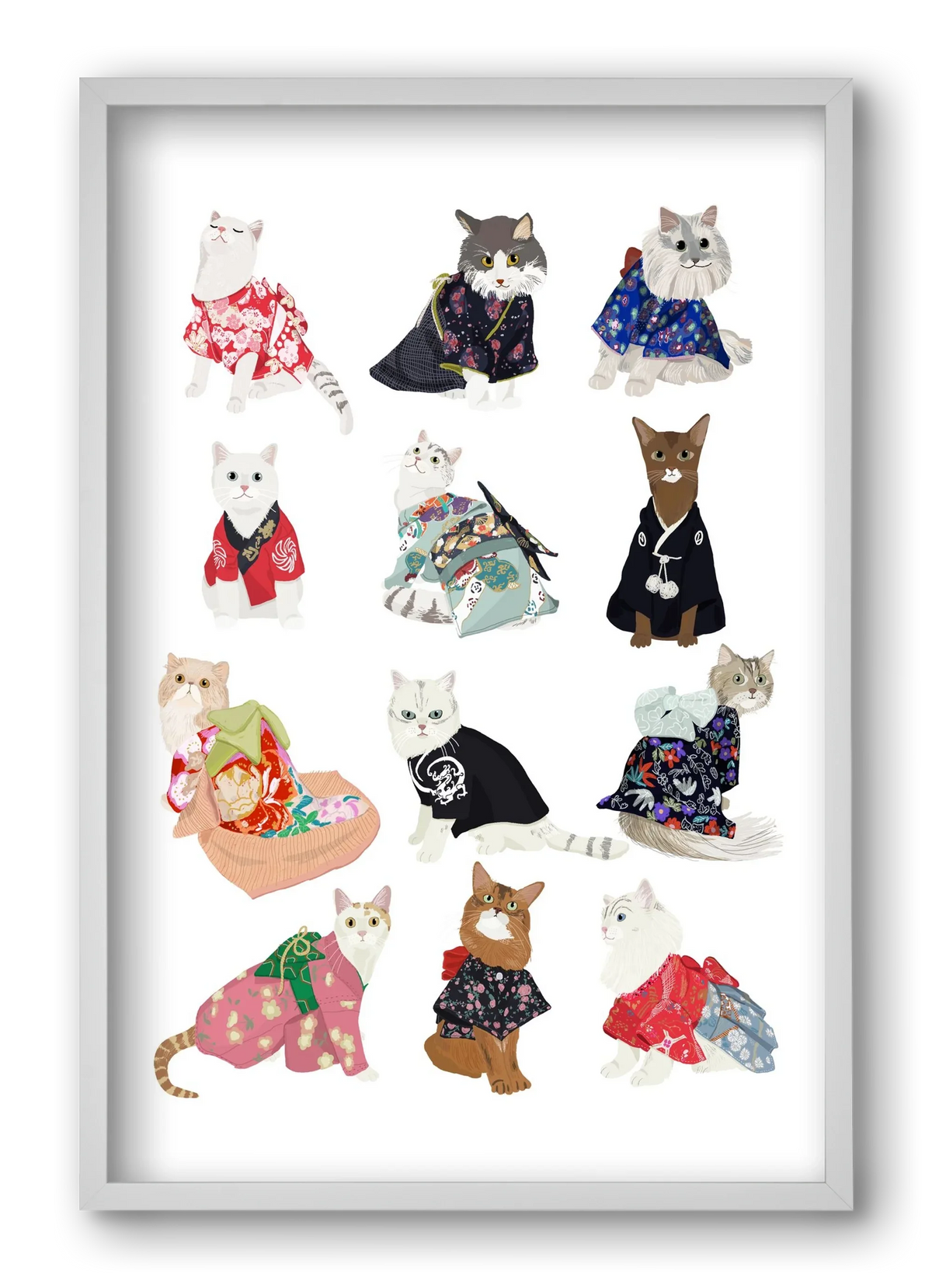 Cats in Kimono - artbridge
