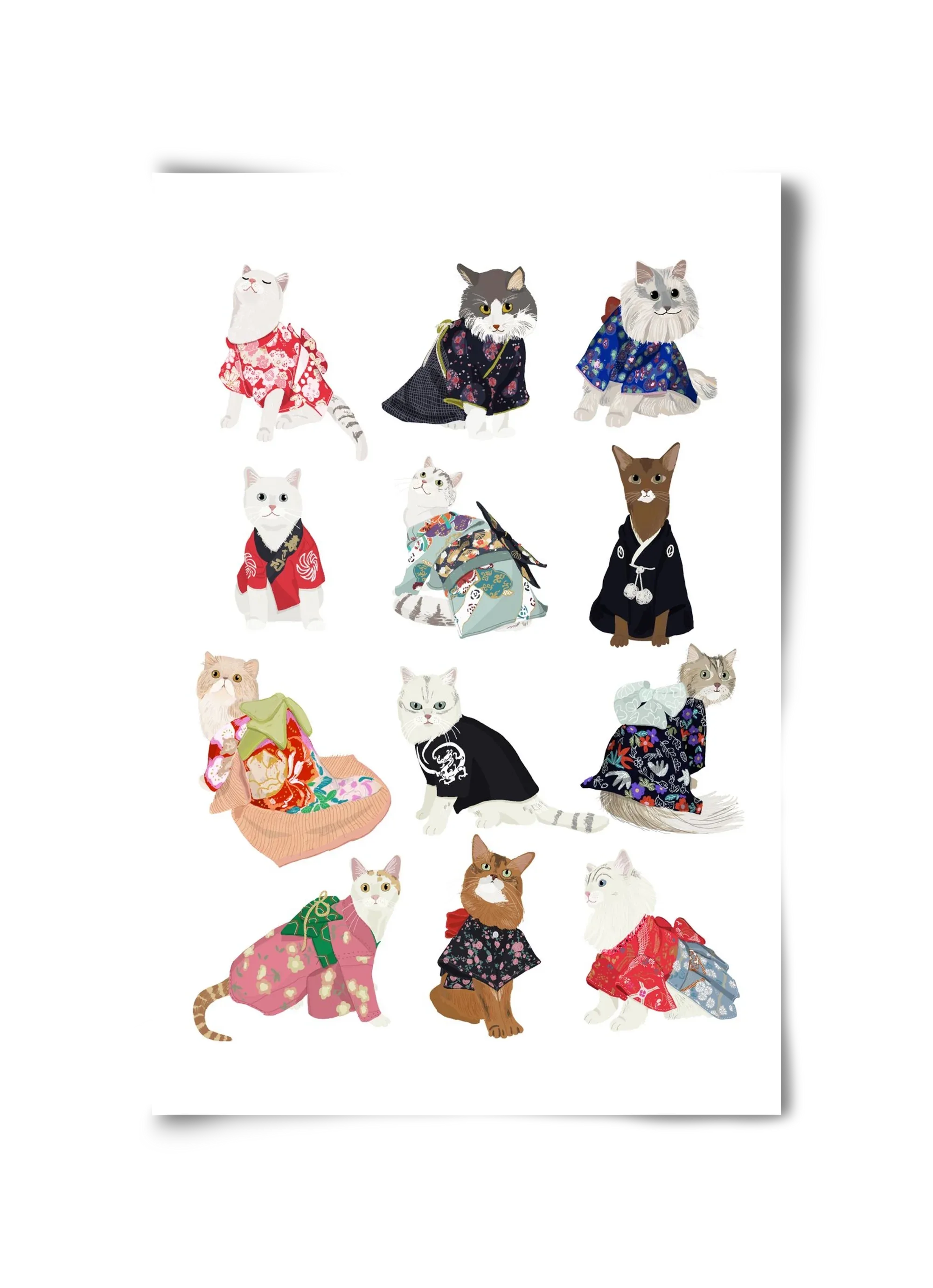 Cats in Kimono - artbridge