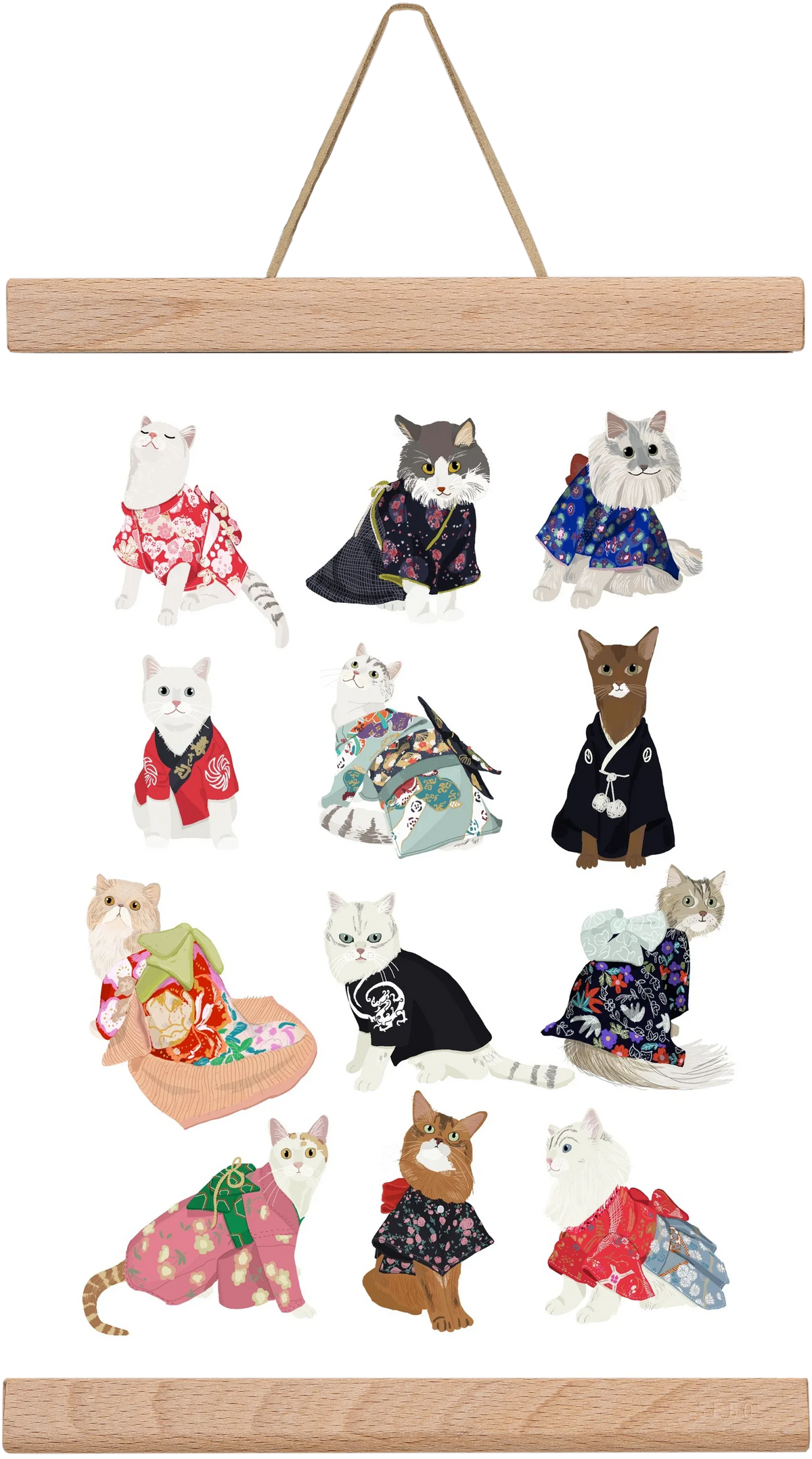 Cats in Kimono - artbridge