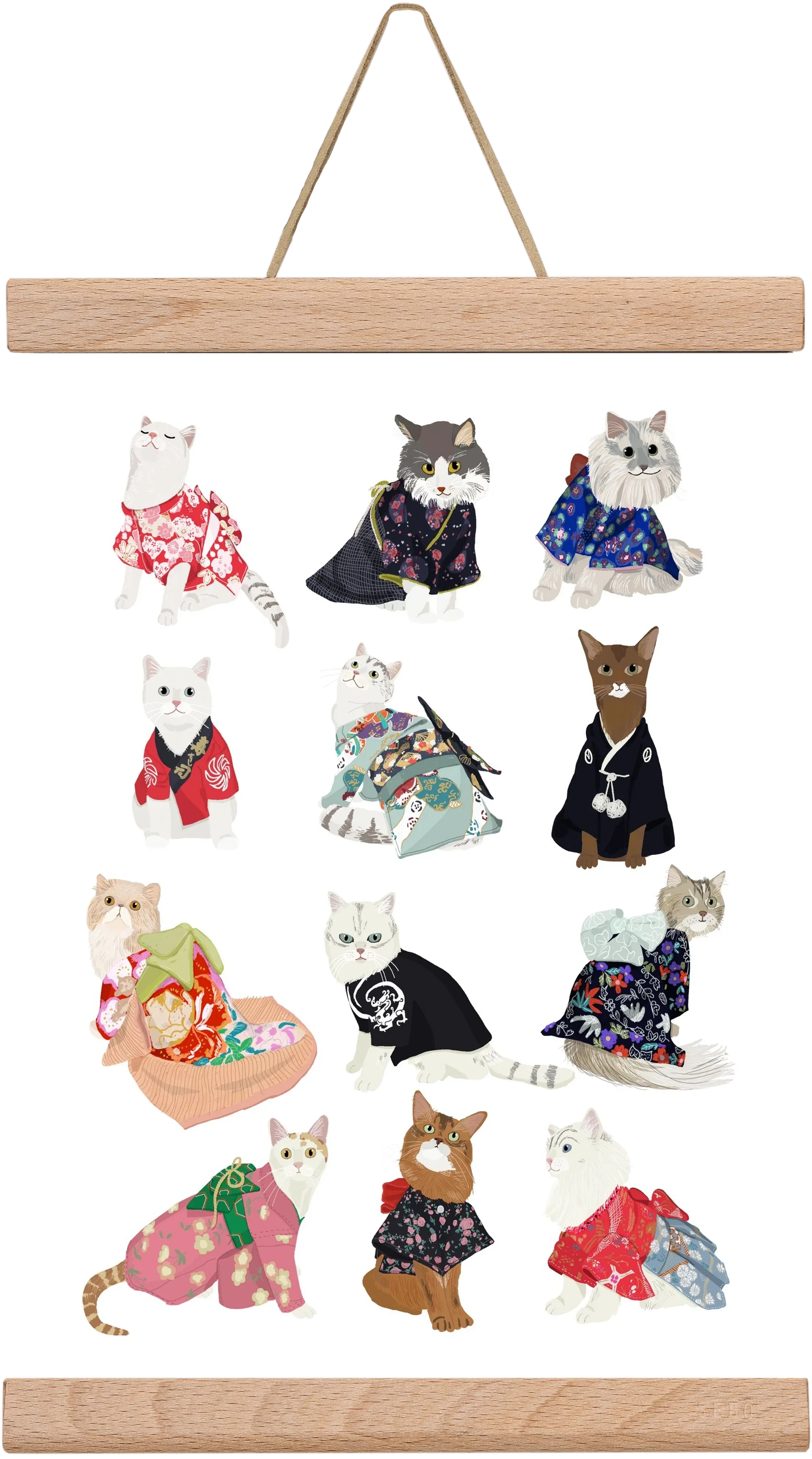 Cats in Kimono - artbridge