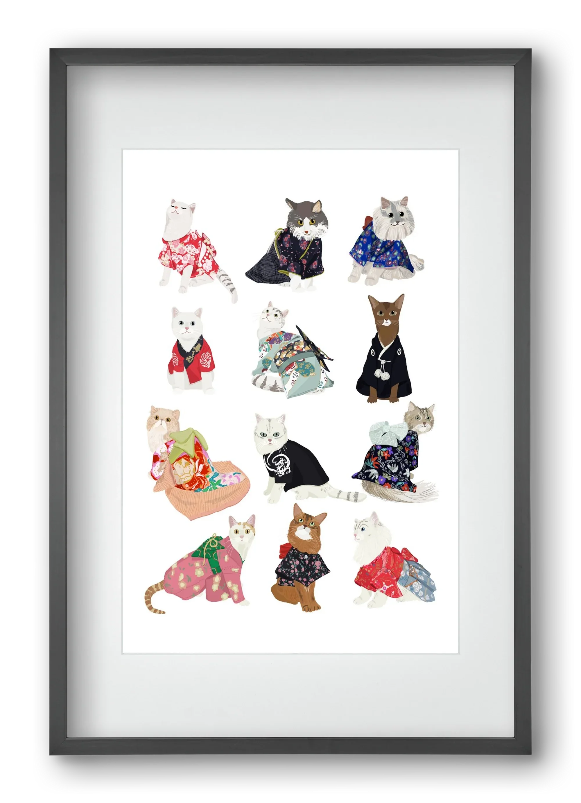 Cats in Kimono - artbridge