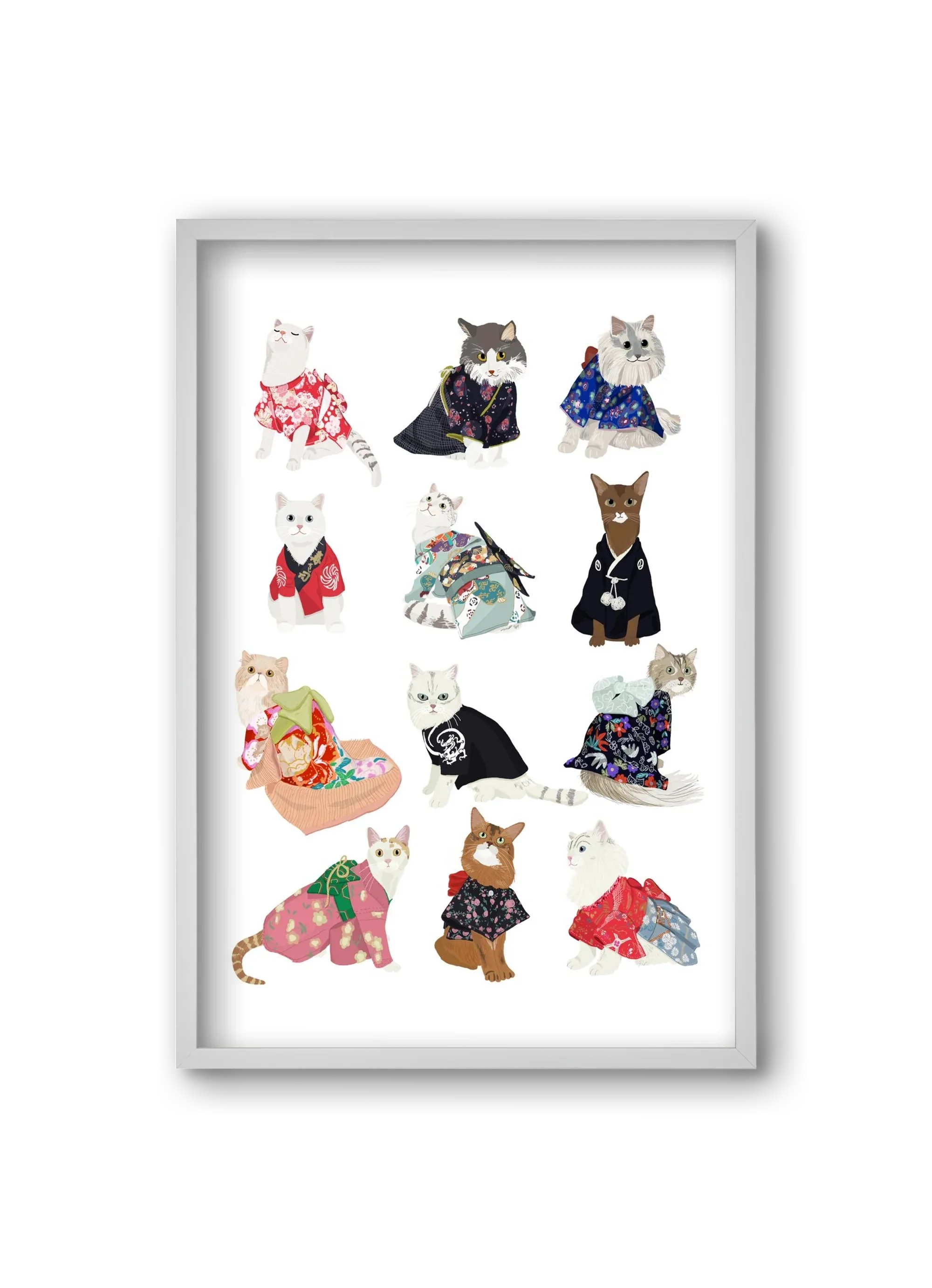 Cats in Kimono - artbridge
