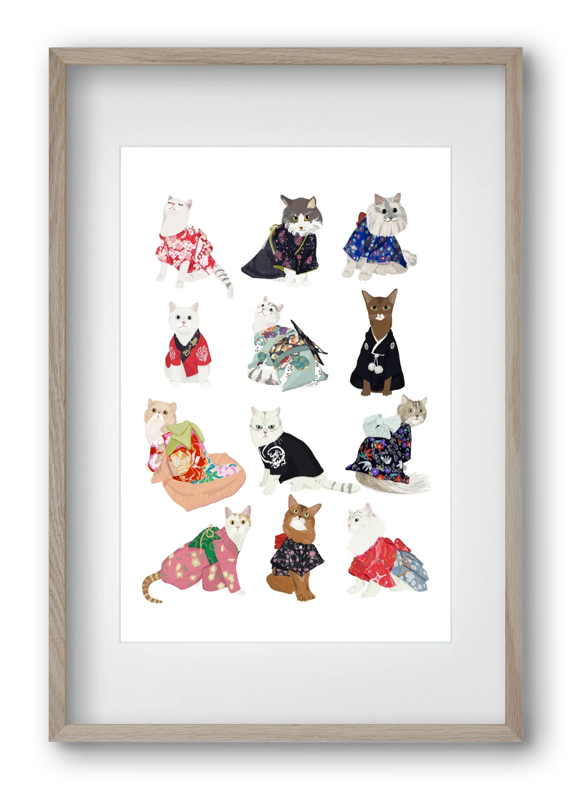 Cats in Kimono - artbridge