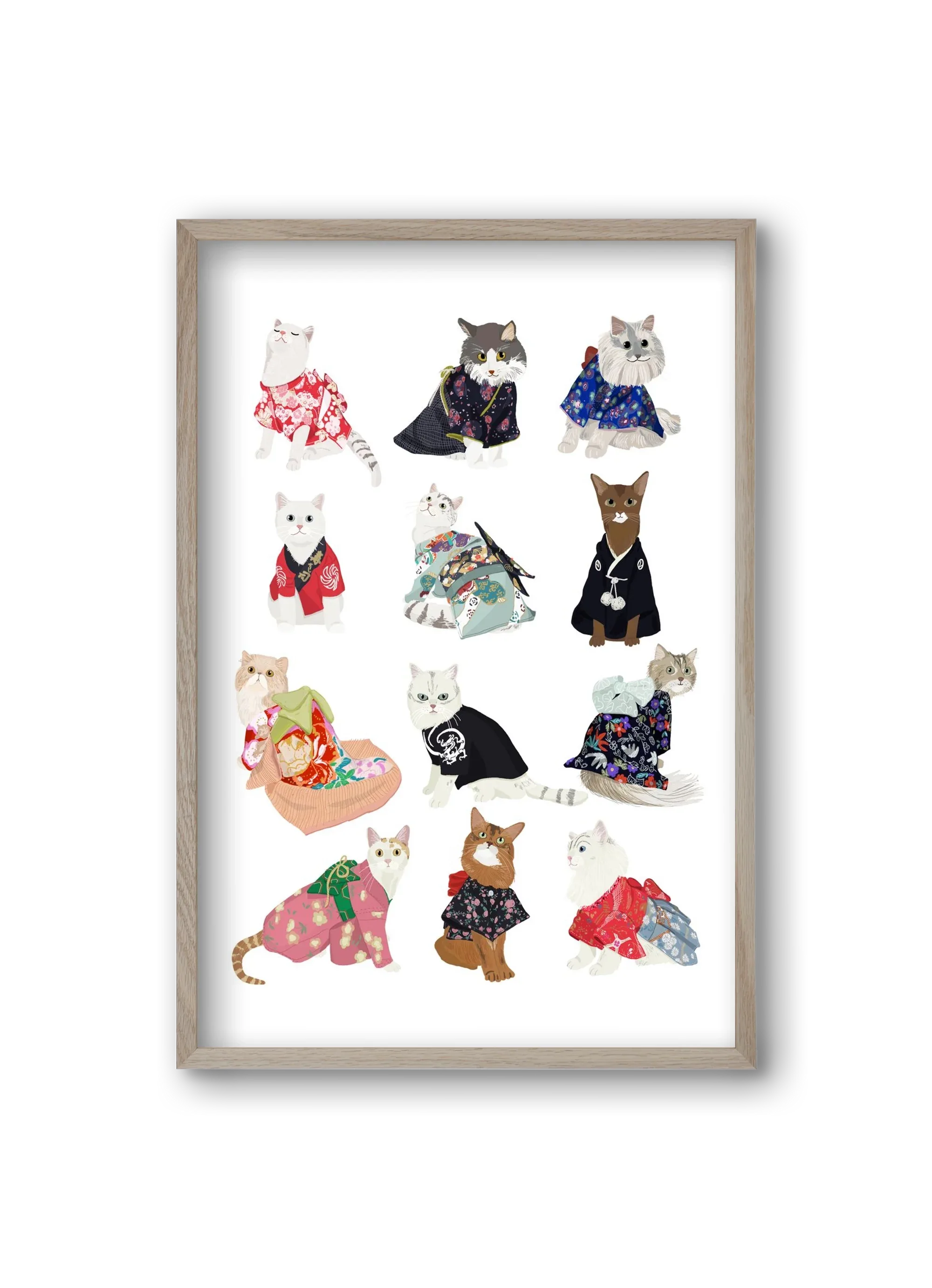 Cats in Kimono - artbridge