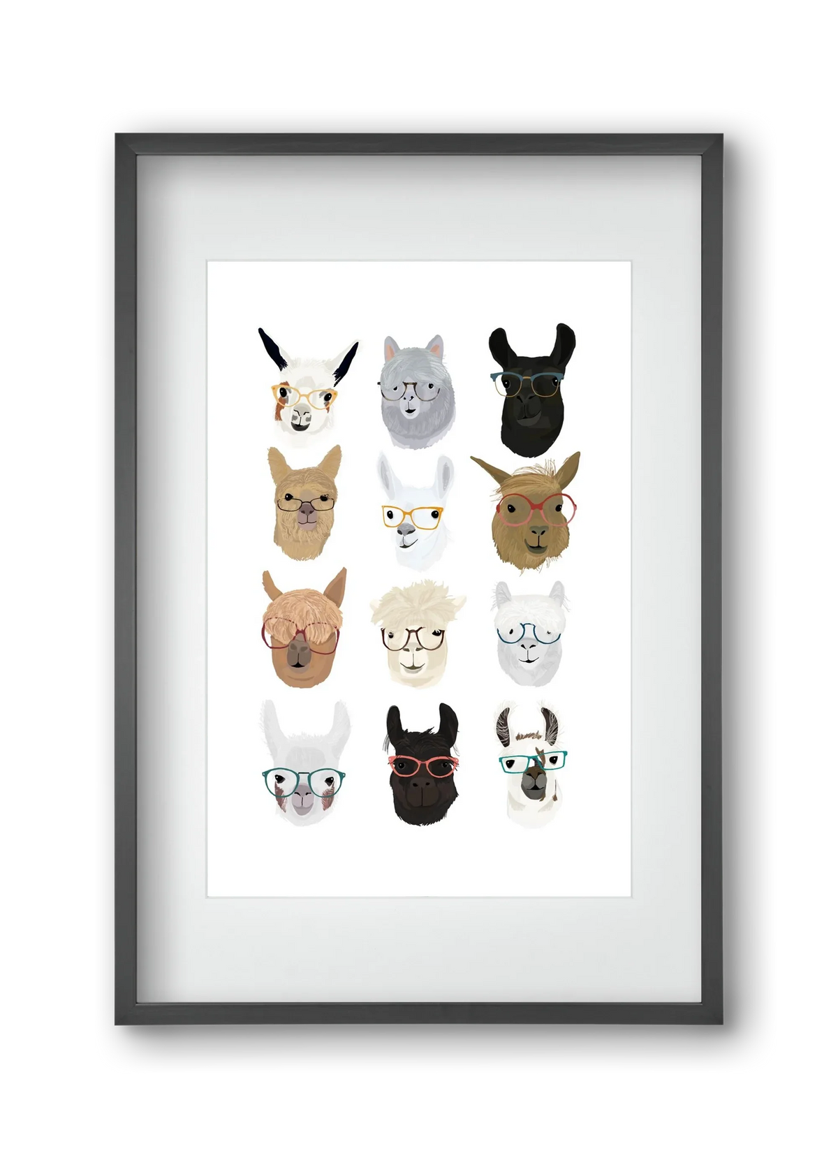 Llamas in Glasses - artbridge