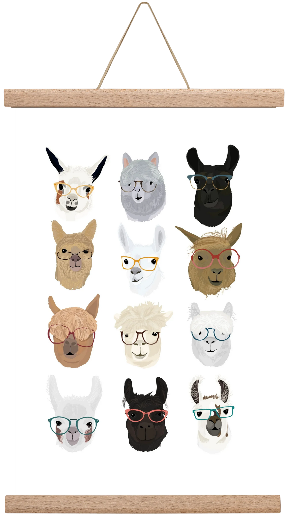 Llamas in Glasses - artbridge