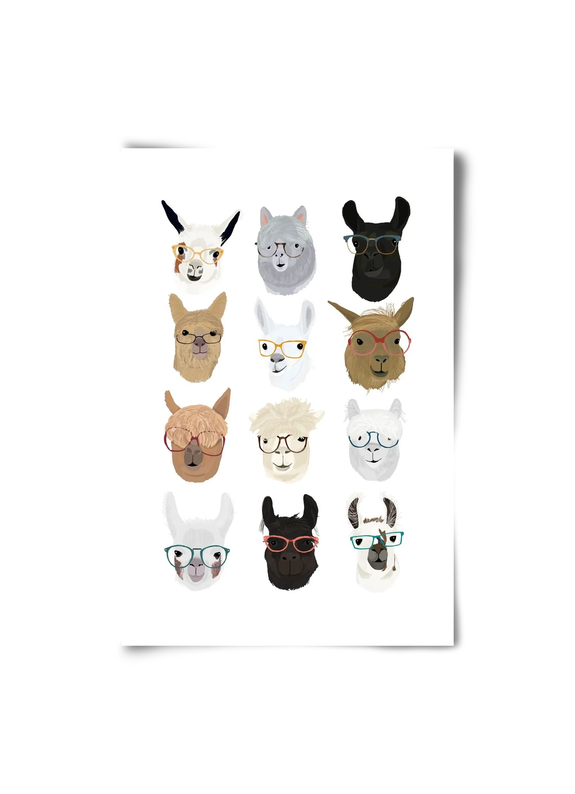 Llamas in Glasses - artbridge