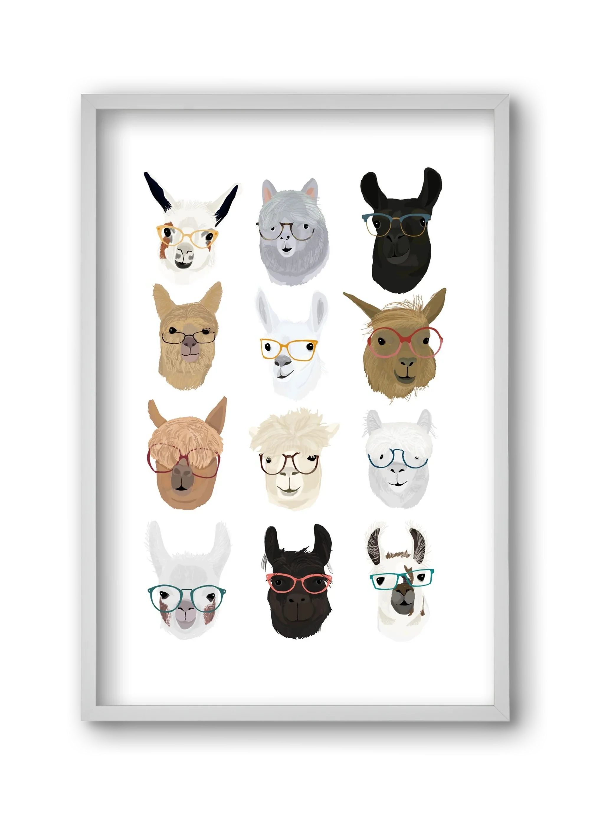 Llamas in Glasses - artbridge