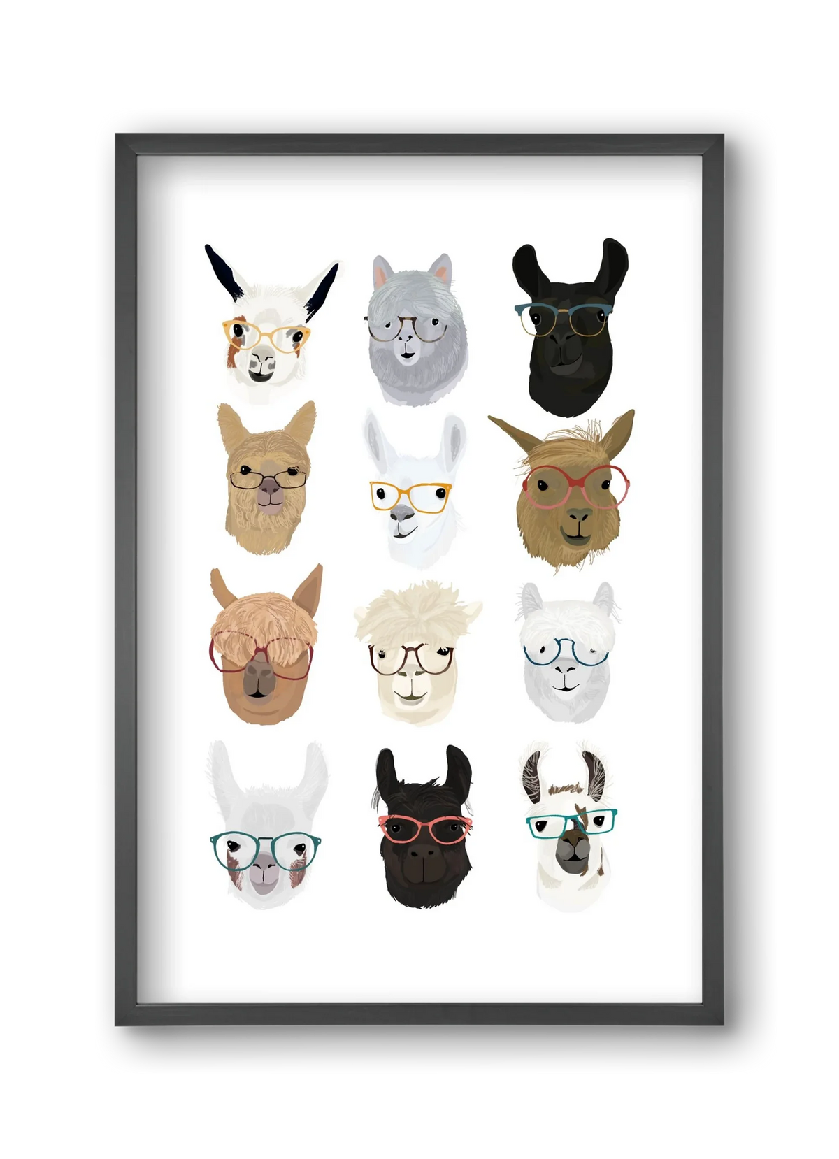Llamas in Glasses - artbridge