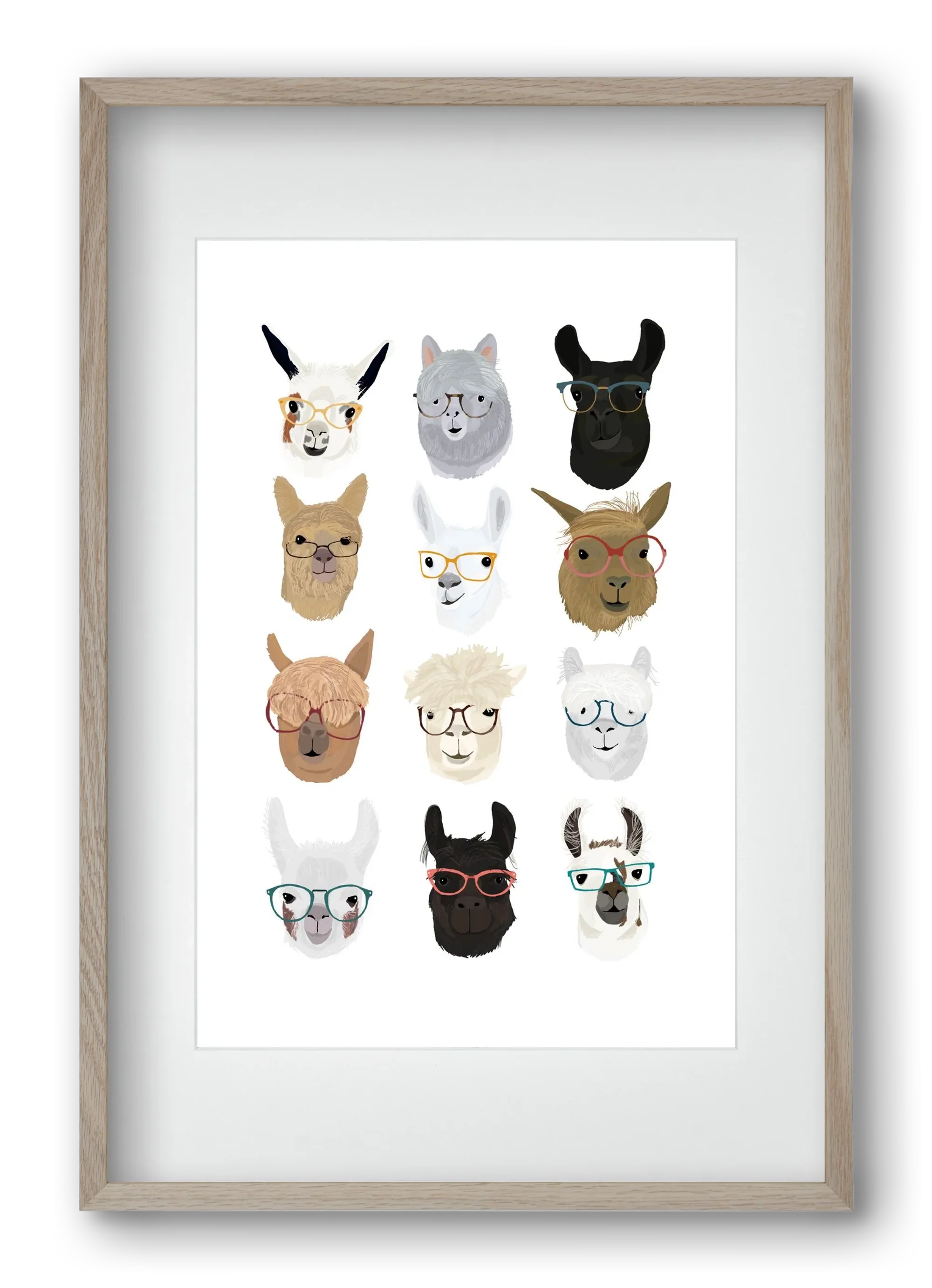 Llamas in Glasses - artbridge