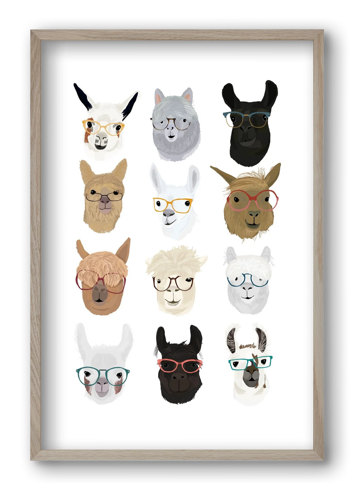 Llamas in Glasses - artbridge