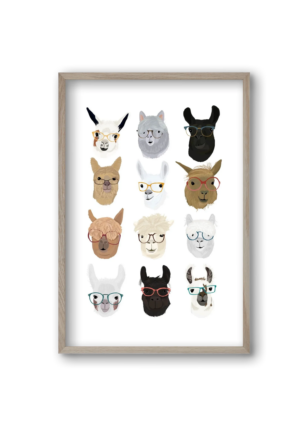 Llamas in Glasses - artbridge