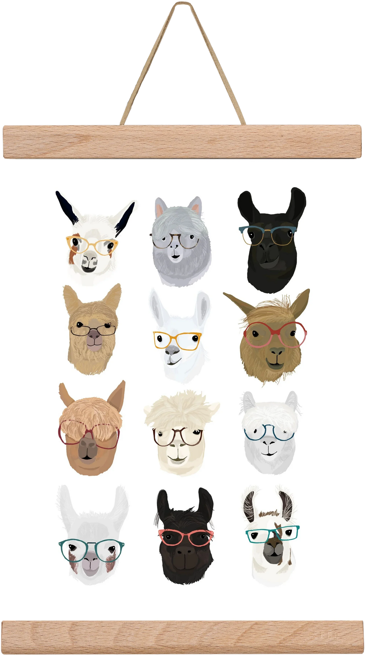 Llamas in Glasses - artbridge