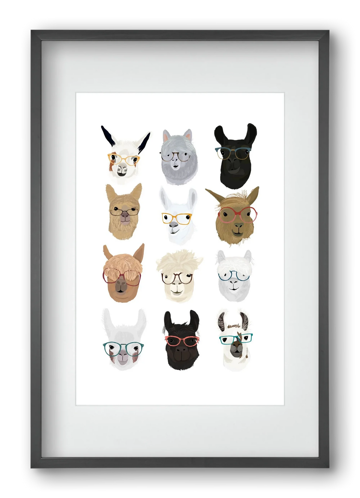 Llamas in Glasses - artbridge