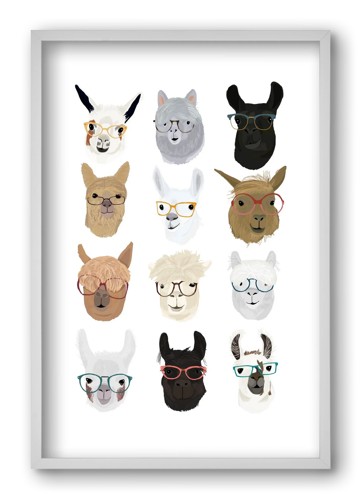Llamas in Glasses - artbridge