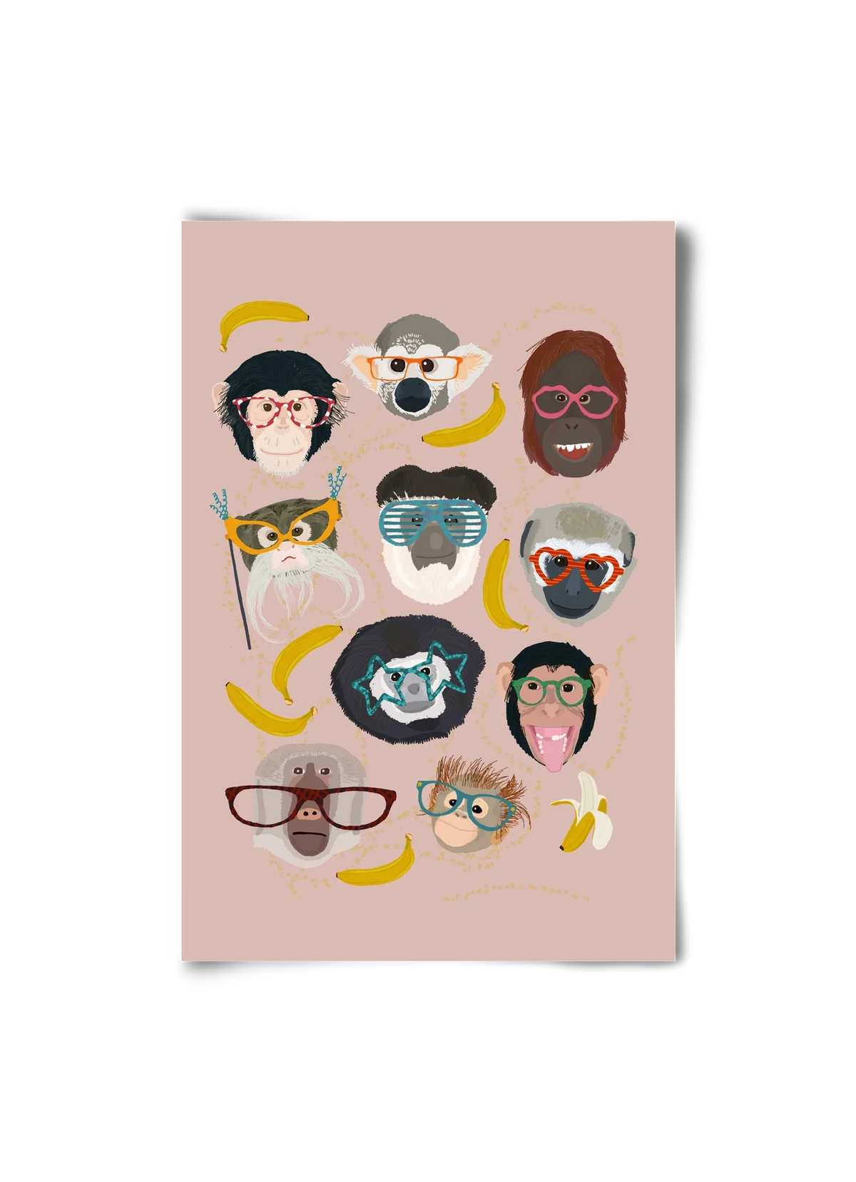 Monkeys in glasses - artbridge