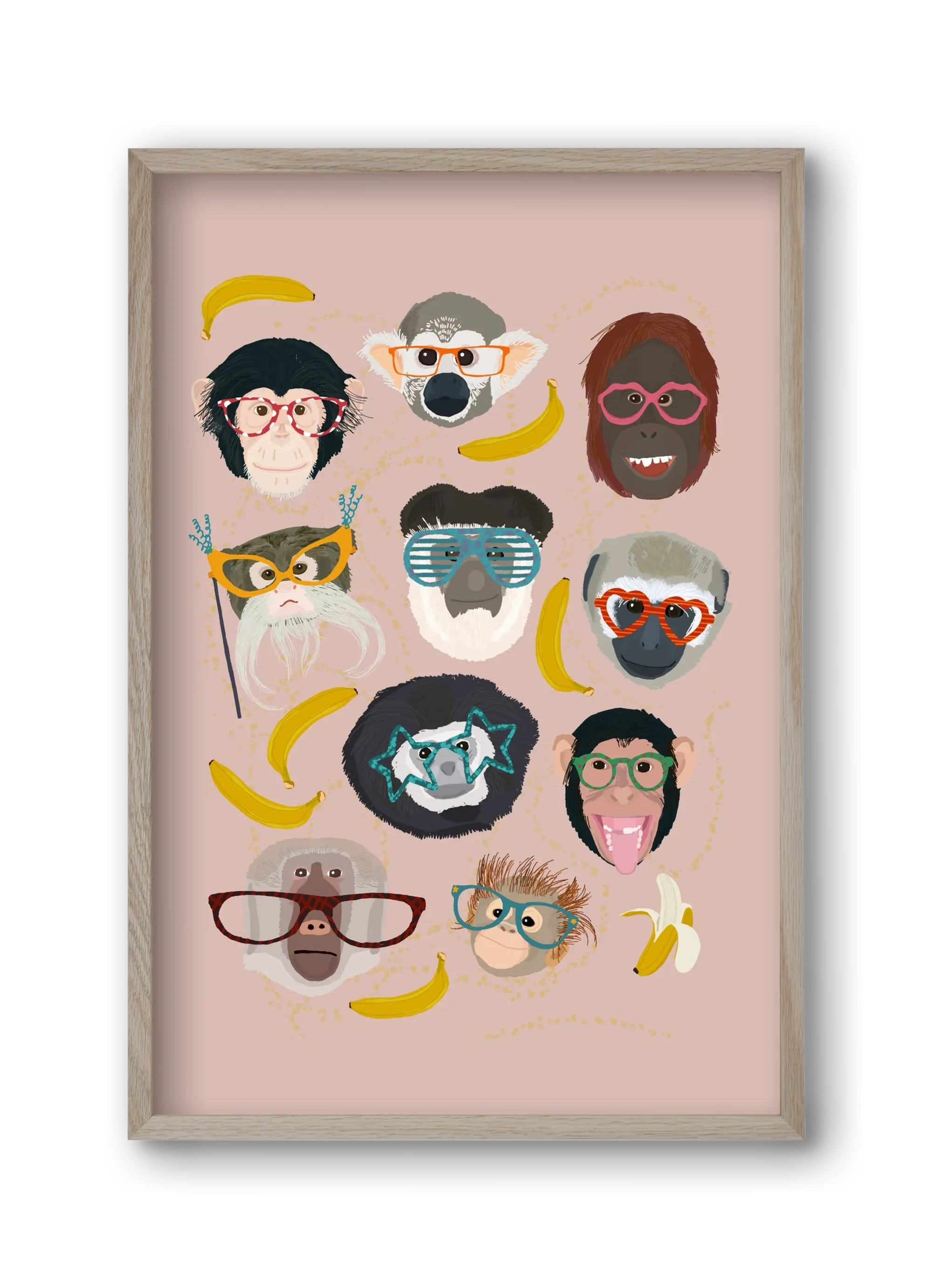 Monkeys in glasses - artbridge