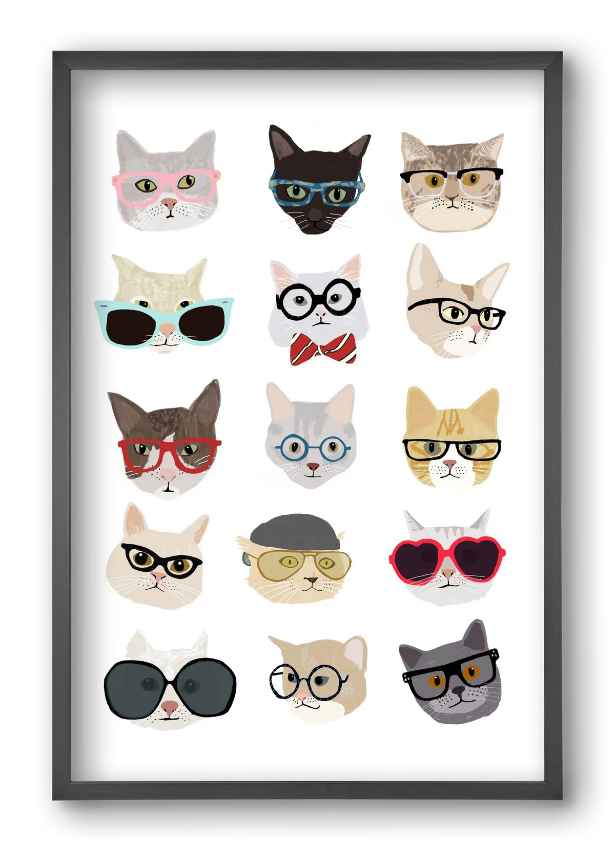 Cats in Glasses - artbridge